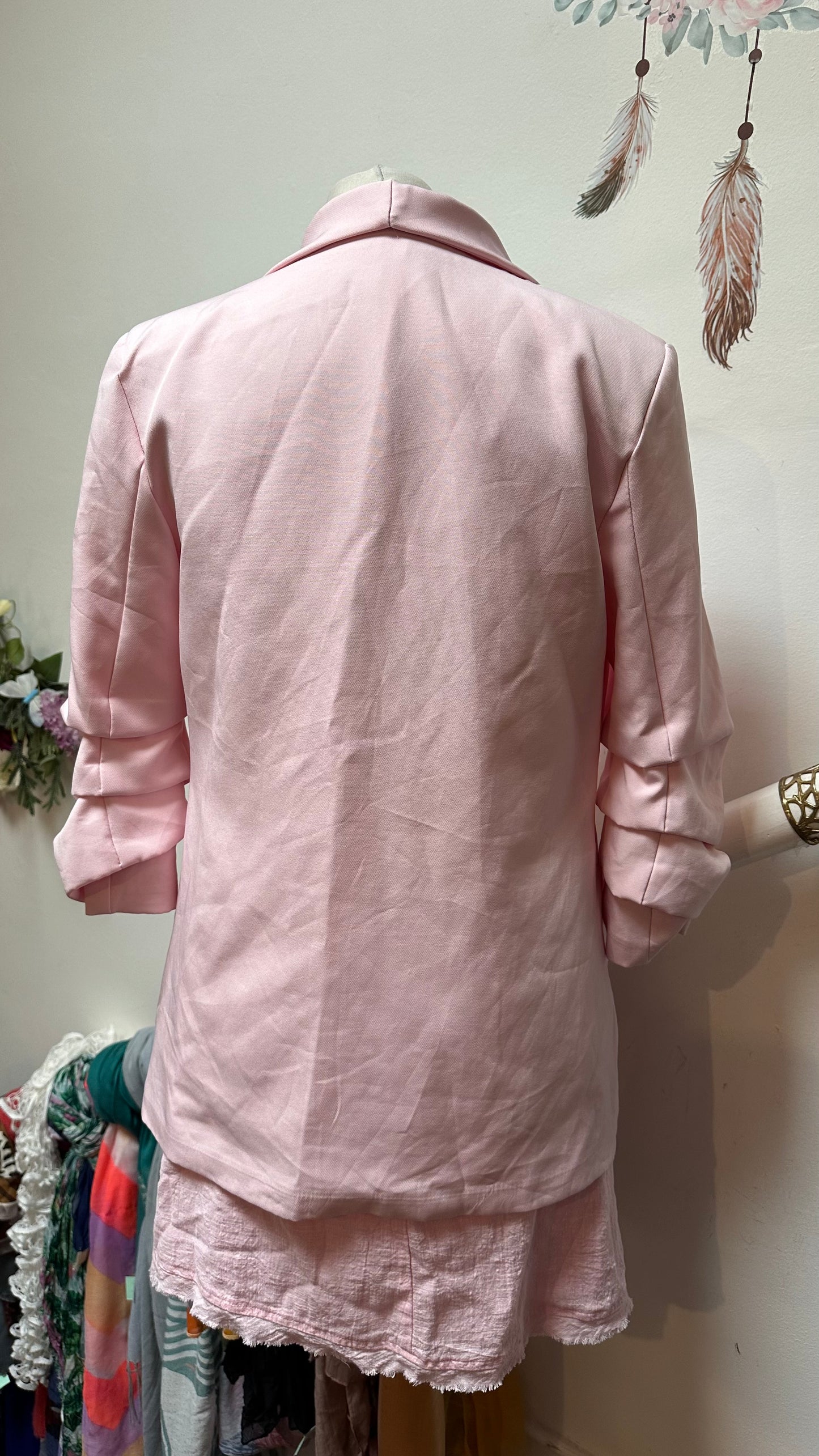 New Collection Baby Pink Blazer Size 10