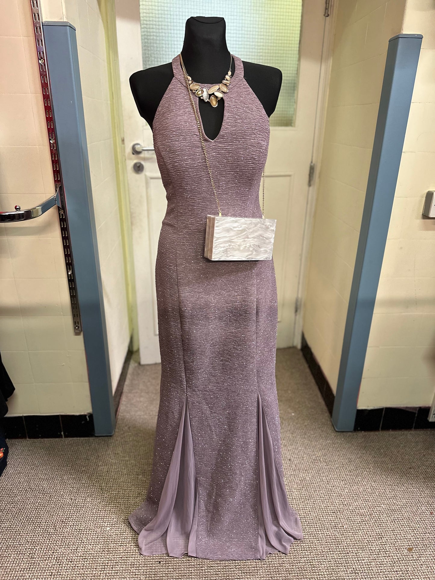 Sfera Pearlescent Acrylic Statement Clutch