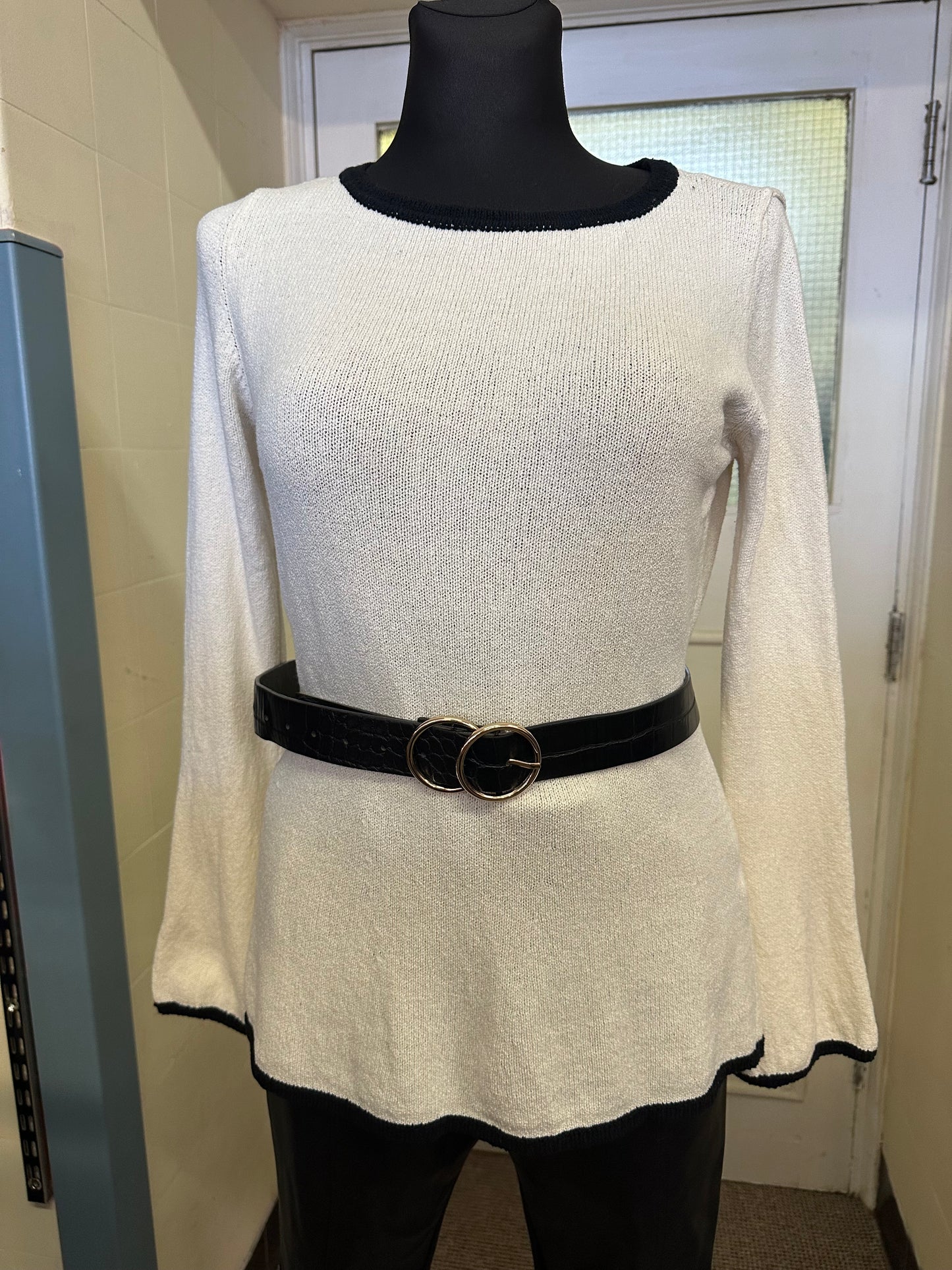 River Island Size L PU Belt