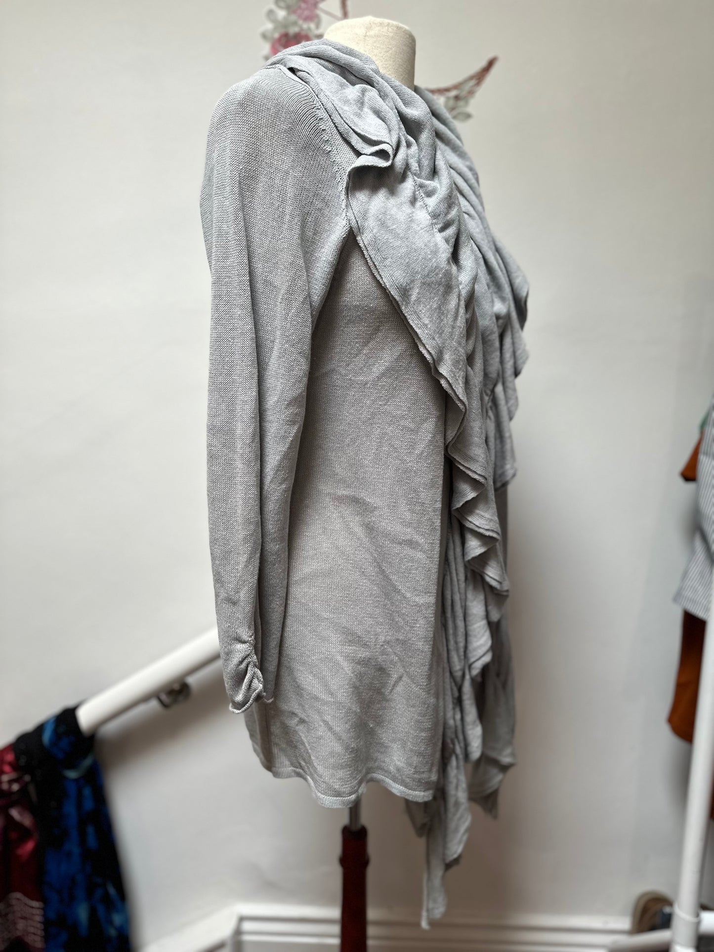 Per Una Ruffle Cardigan, Size XL