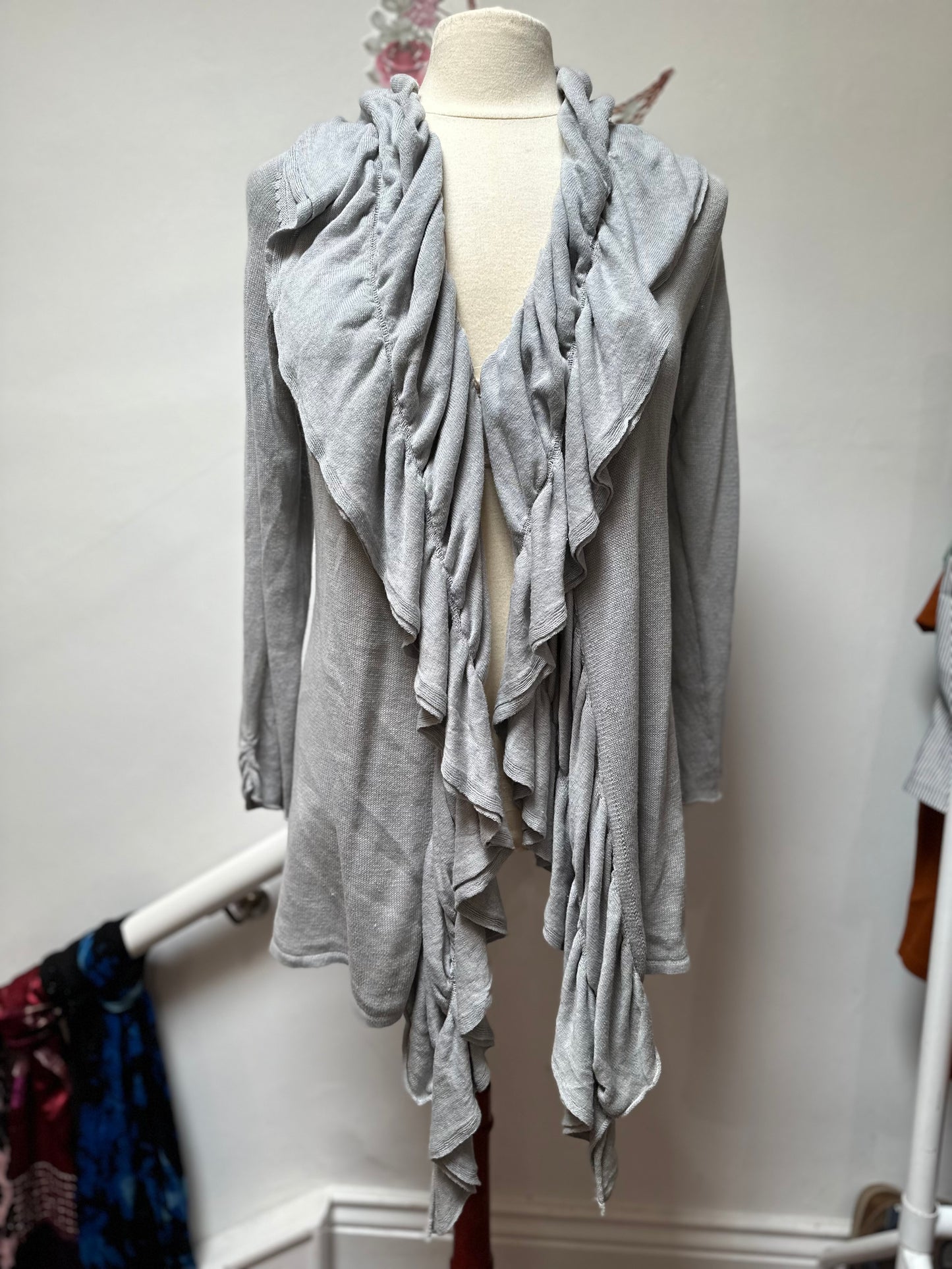 Per Una Ruffle Cardigan, Size XL