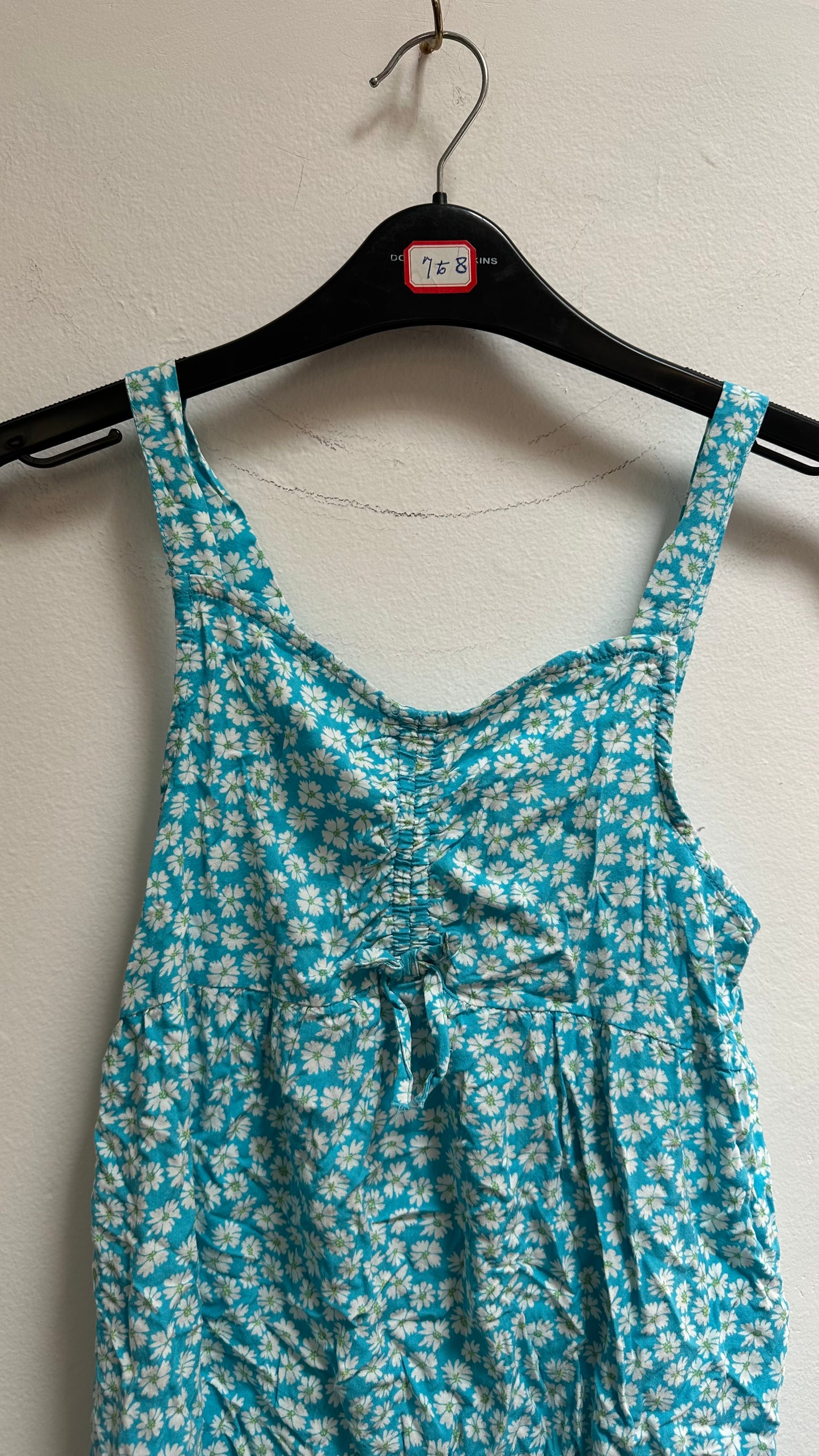 Primark Turquoise Floral Dress Age 10-11