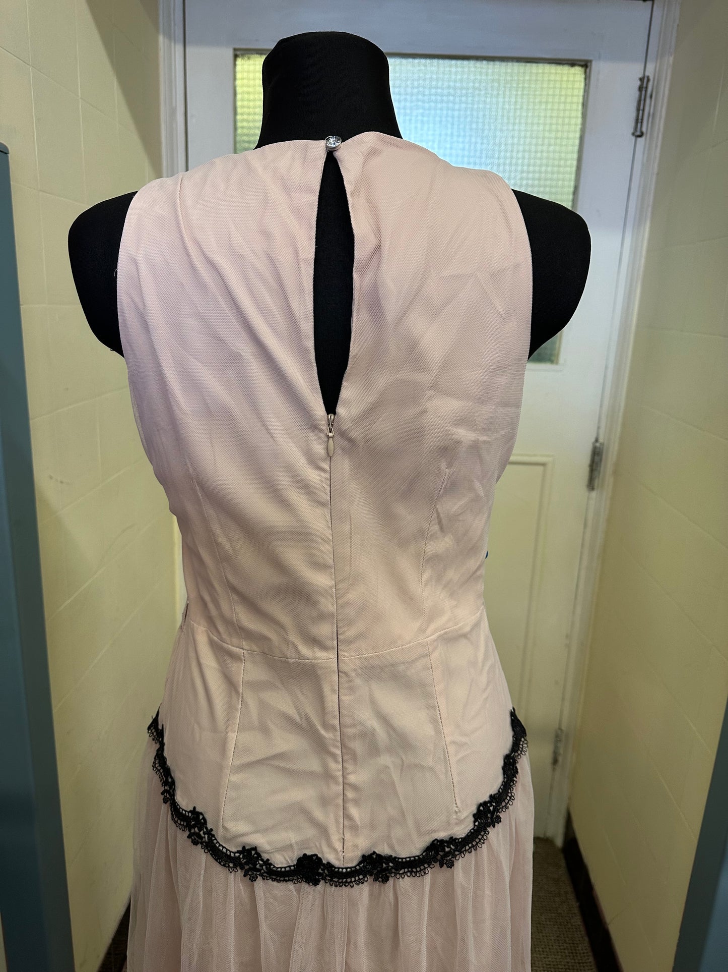 Little Mistress Nude Occasion Wear Dress Size 12