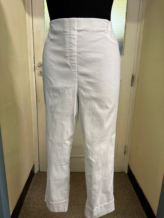 Gallery White Trousers Size L