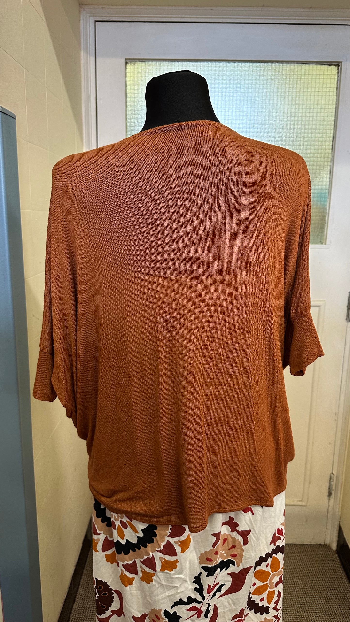 Cognac Twist Top Best Fit Size L