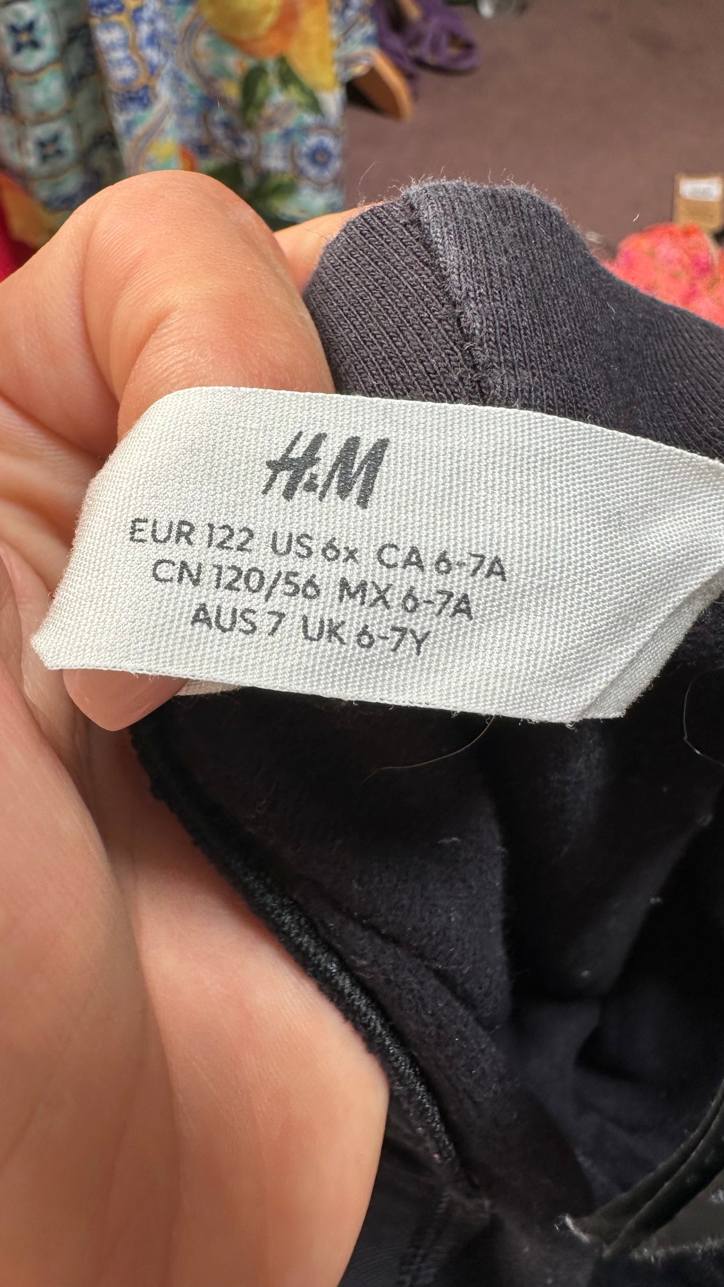 H&M Loveheart Leggings Age 6-7