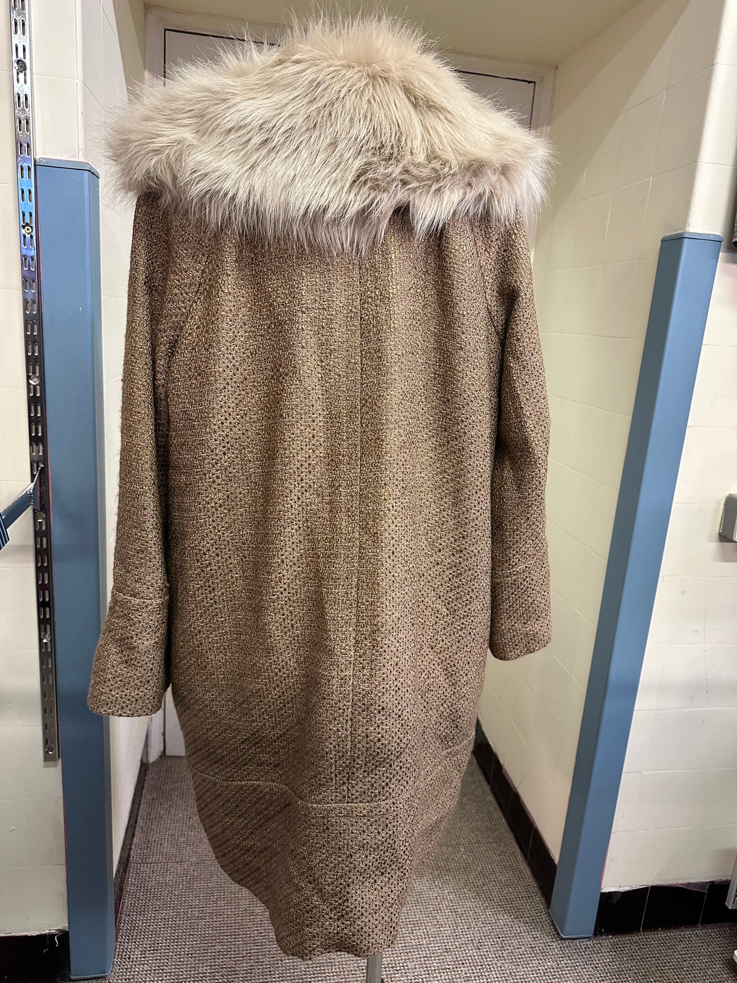Gallery Coat with Faux Fur Collar Size 20