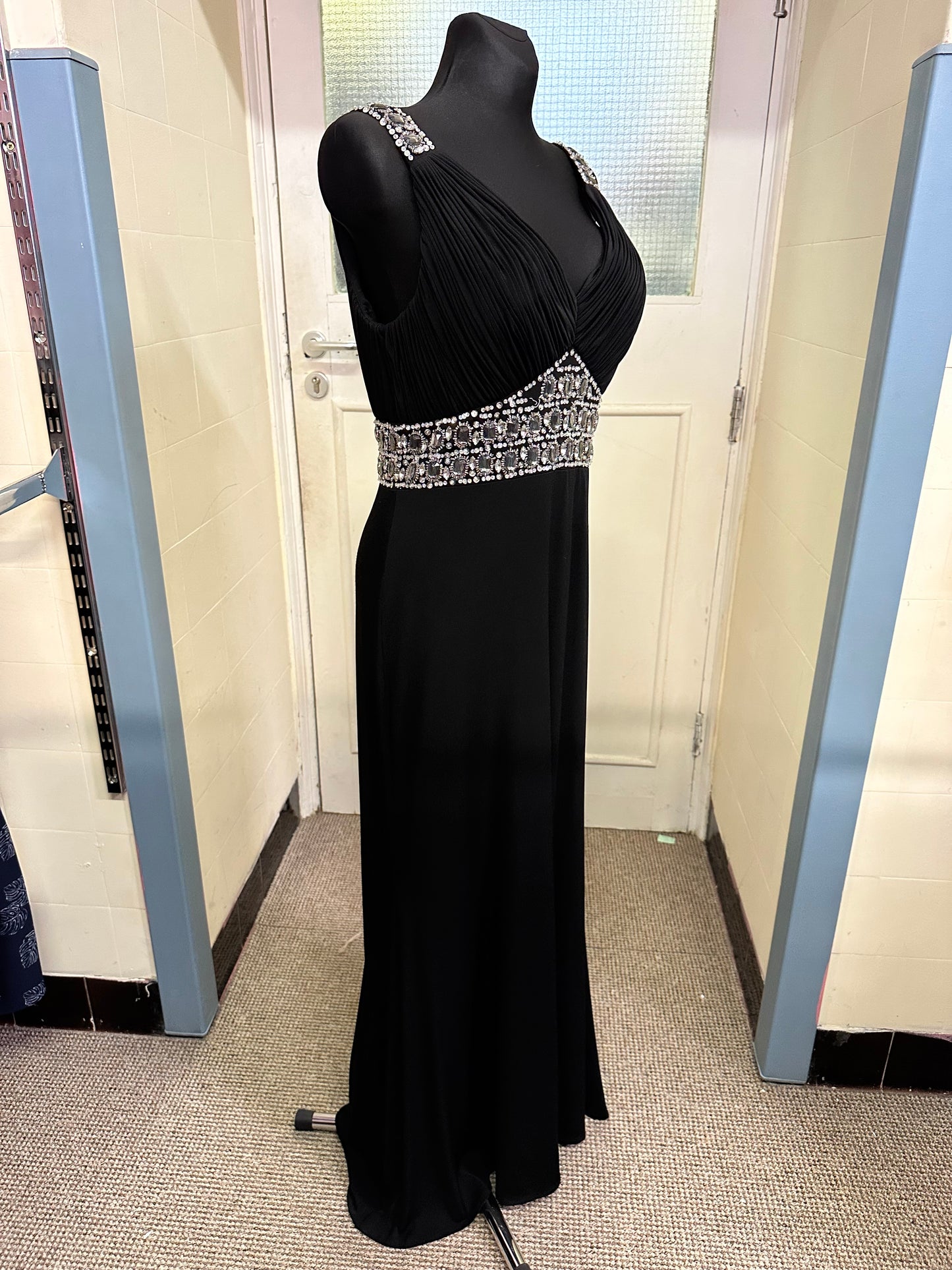 Dynasty Black Occasion Wear Dress Size 14