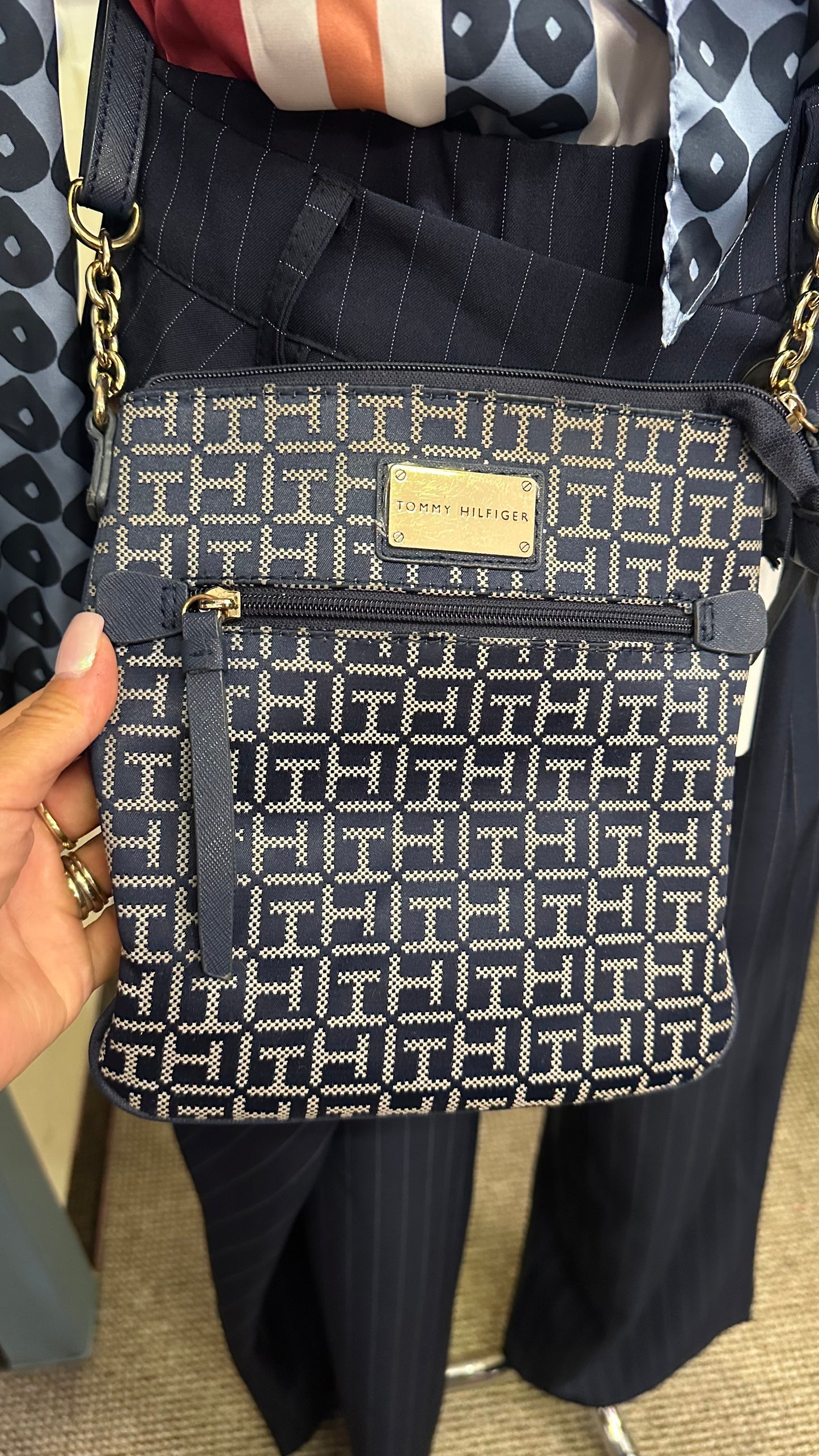 Designer Tommy Navy Hilfiger Crossbody Bag
