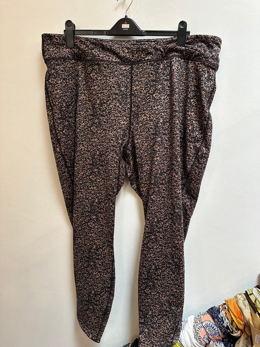 Dunnes Leopard Print Leggings Size XXL