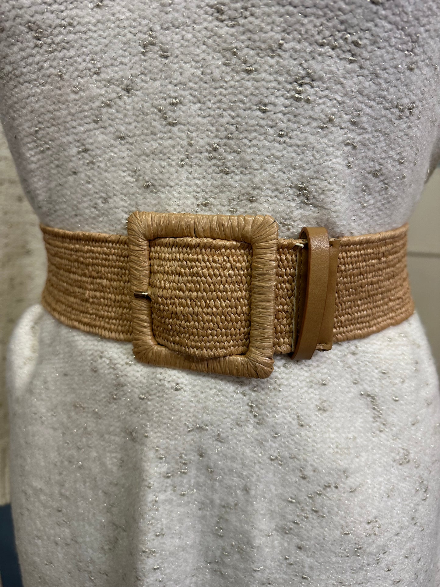 Primark Stretchy Tan Belt Size S
