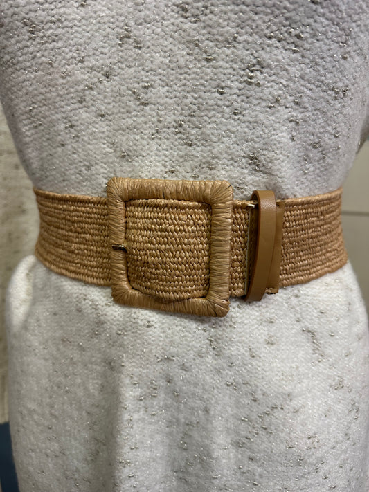Primark Stretchy Tan Belt Size S