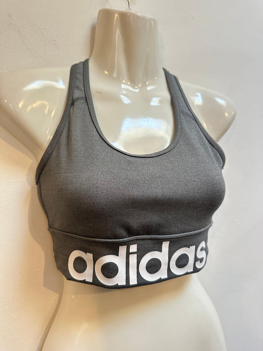 Adidas Grey Sports Bra Size XS