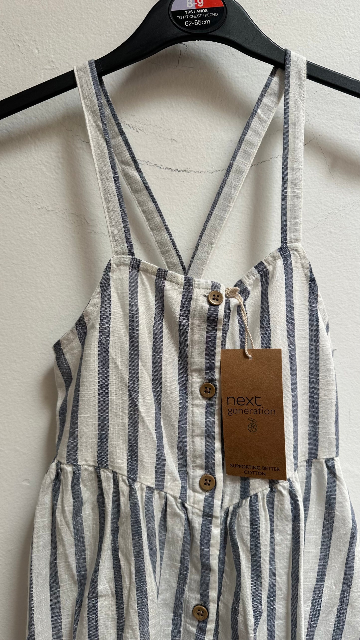 Next Stripe Dress New with Tags Age 7-8