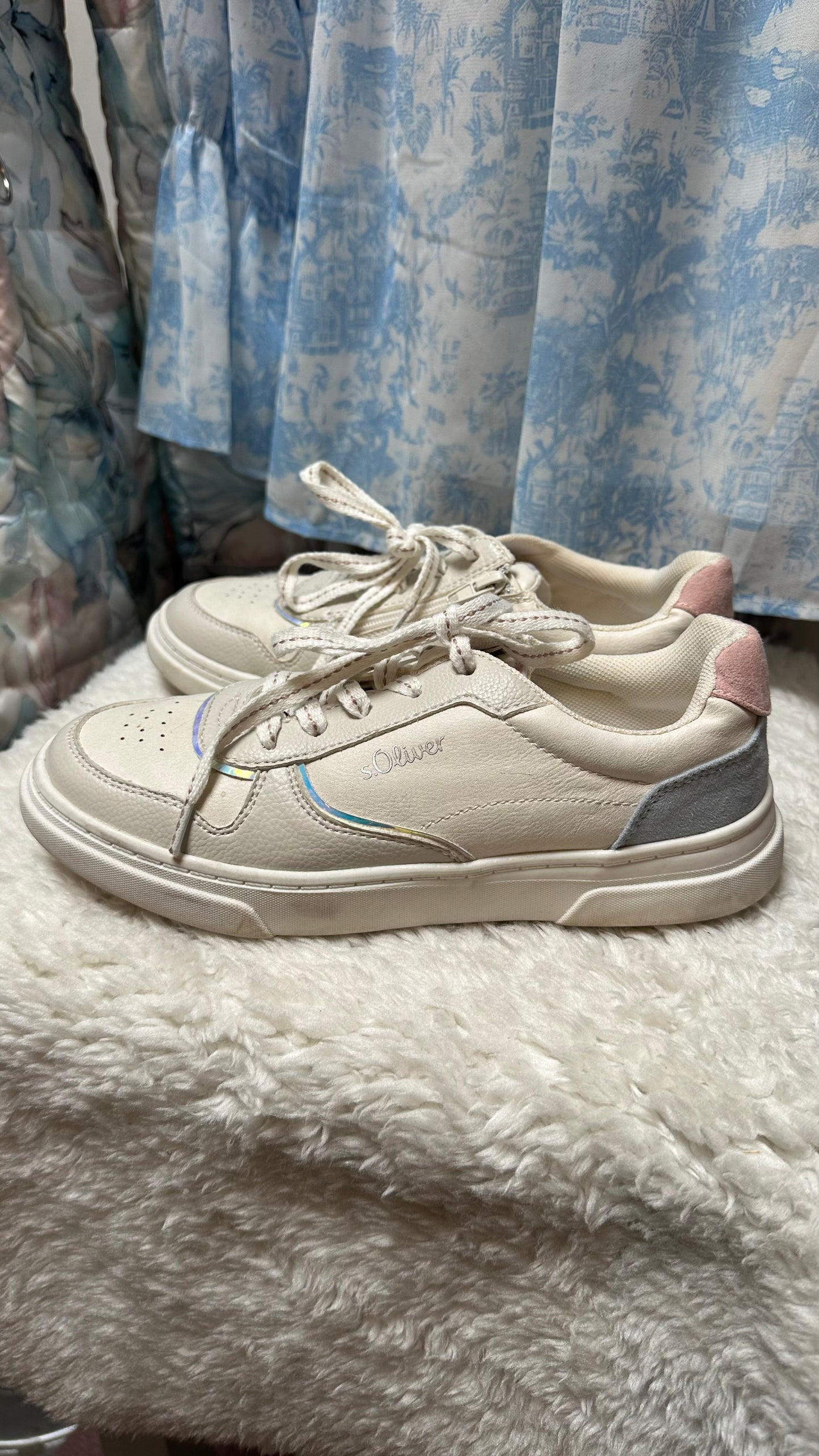 S.Oliver Pastel Trainers Size 2.5 As New