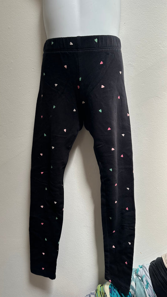 H&M Loveheart Leggings Age 6-7