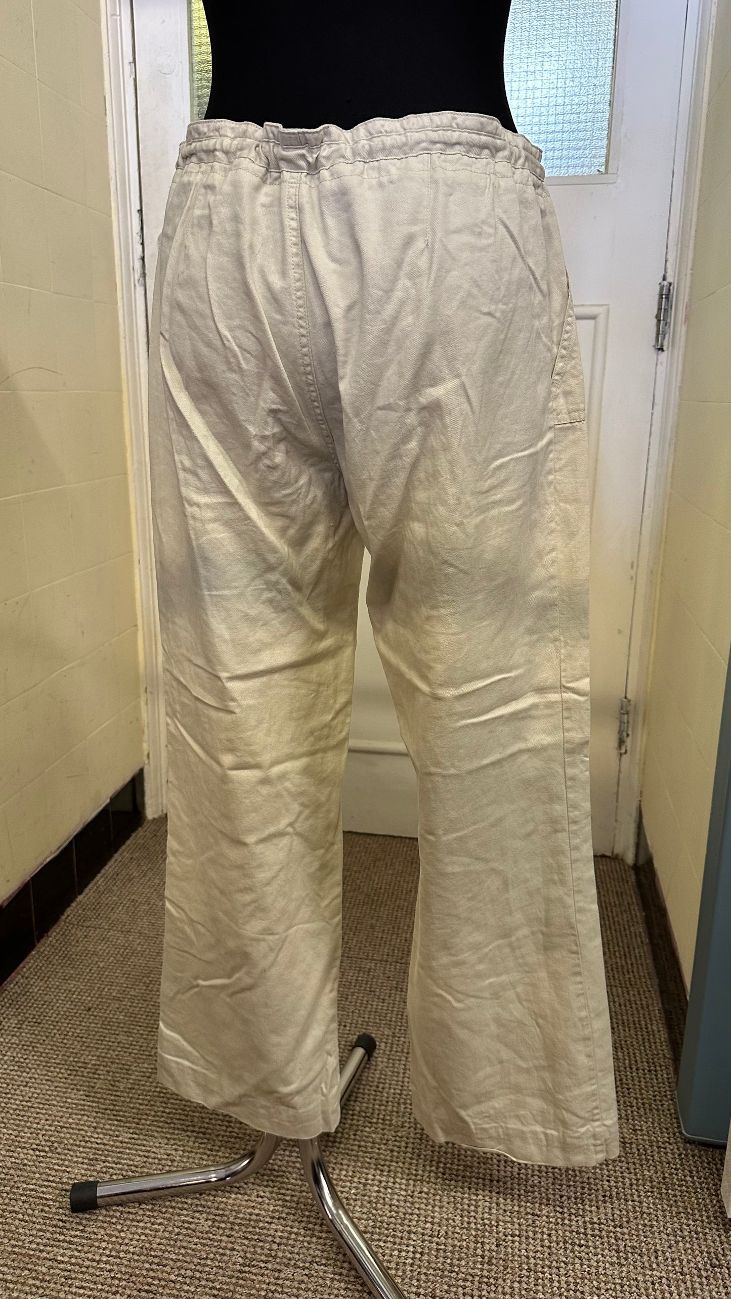 Atmosphere Cream Trousers 100% Cotton