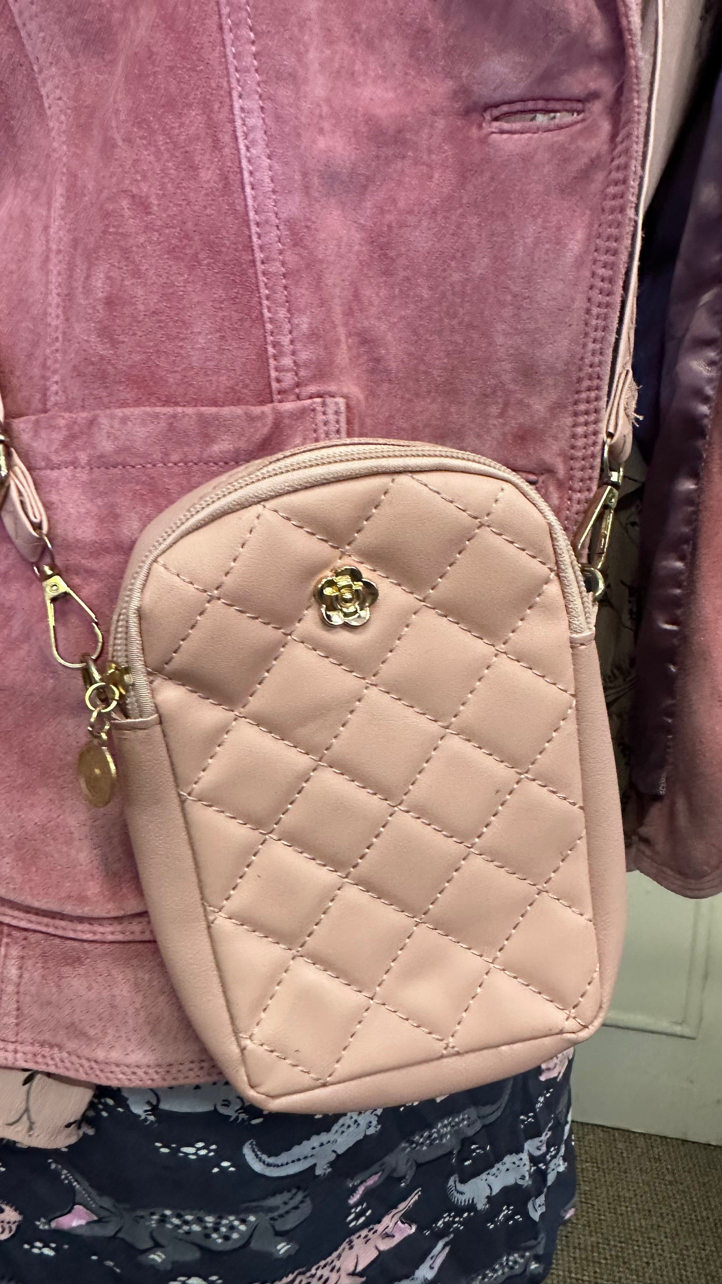 Pale Pink Crossbody