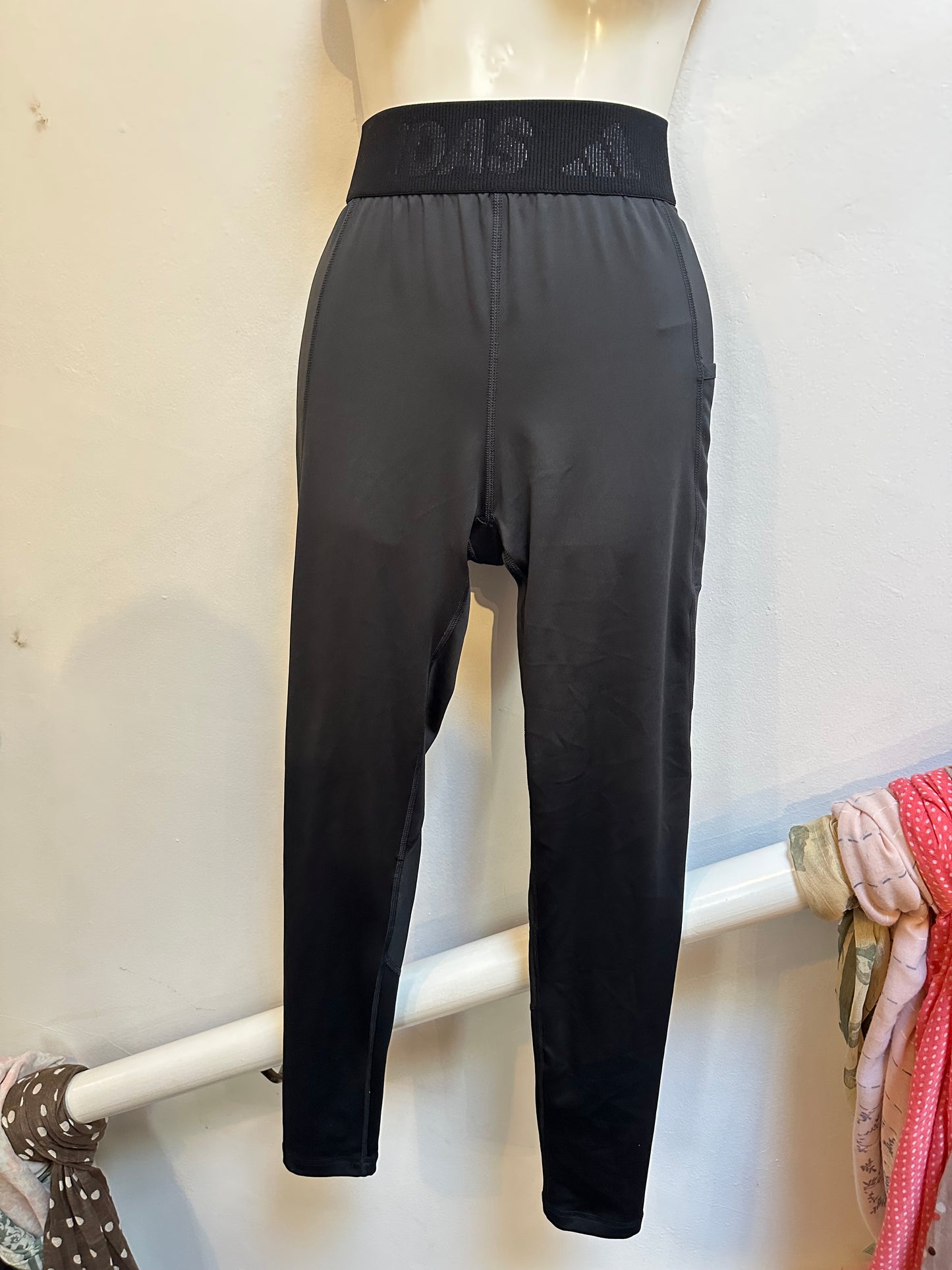 Adidas Leggings with Logo Waistband Size S