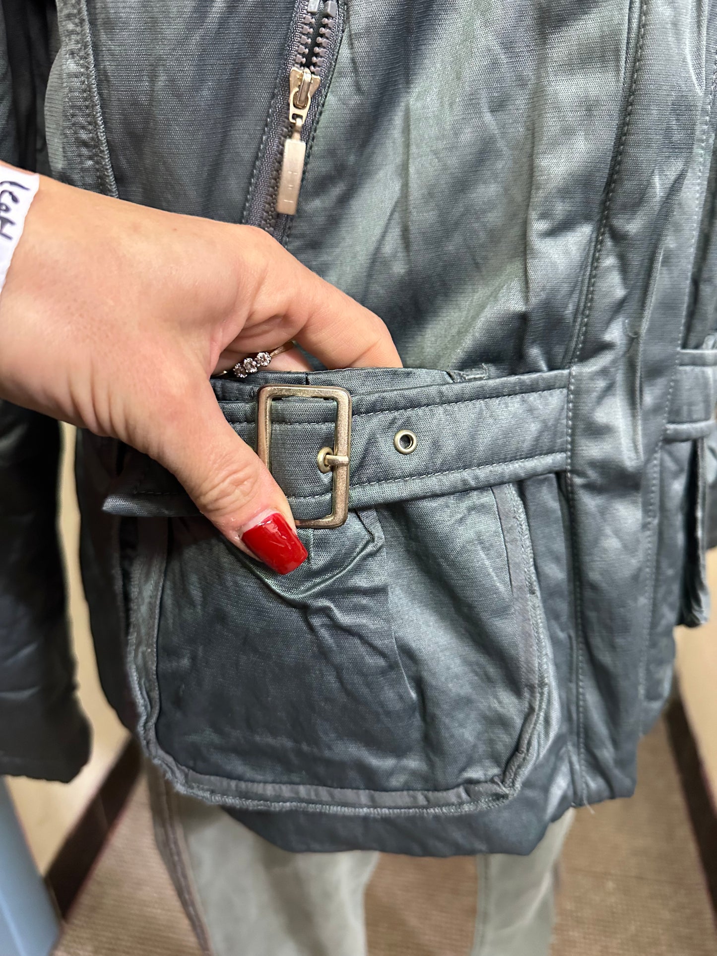 Designer Hucke Teal Jacket Size 18