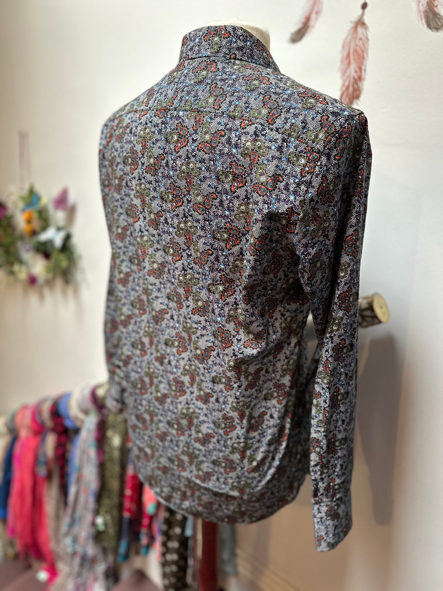 Designer Gianni Feraud 100% Cotton Shirt Size M