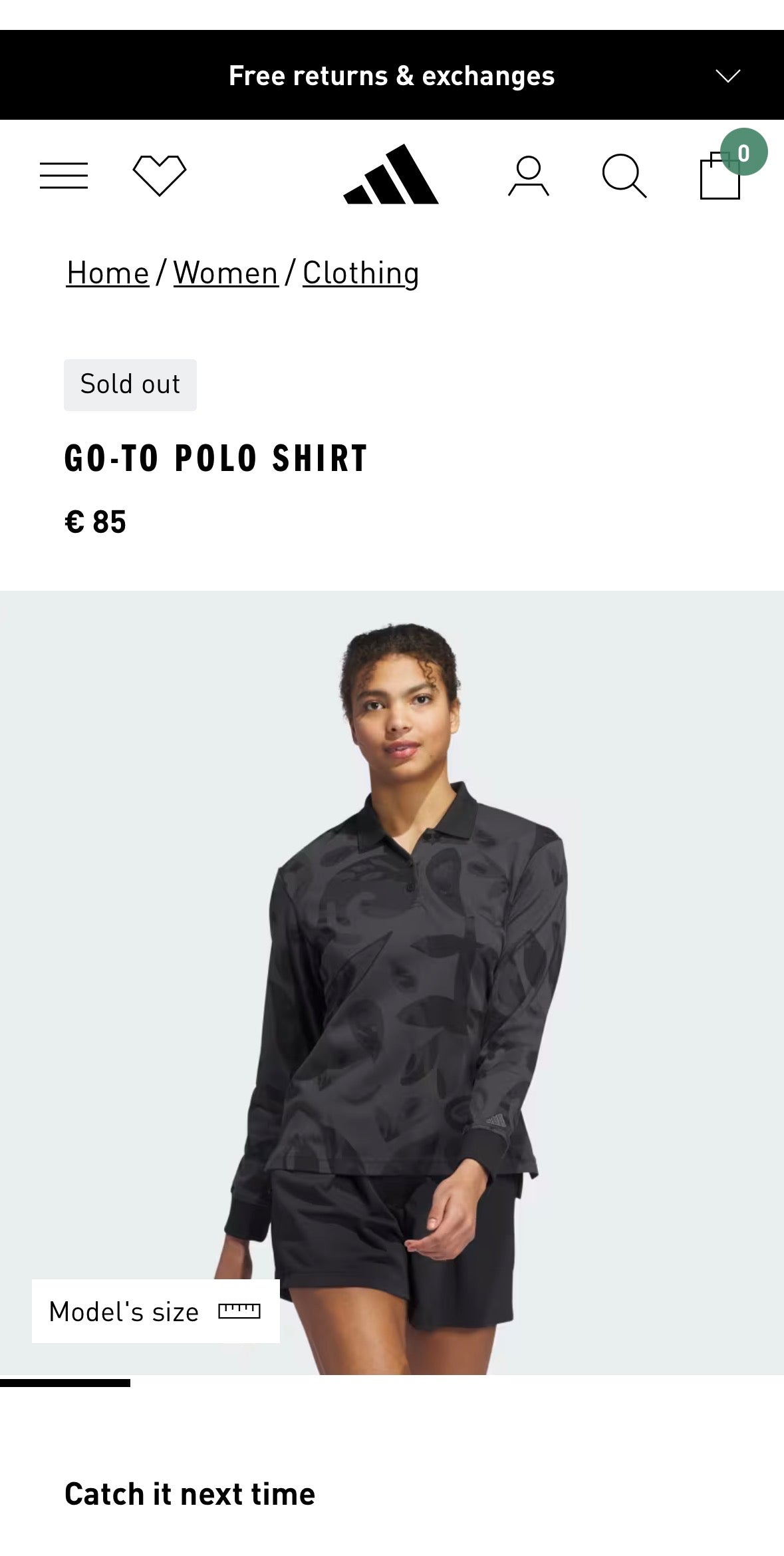 Adidas Ladies Golf Shirt Size L (16/18) As New