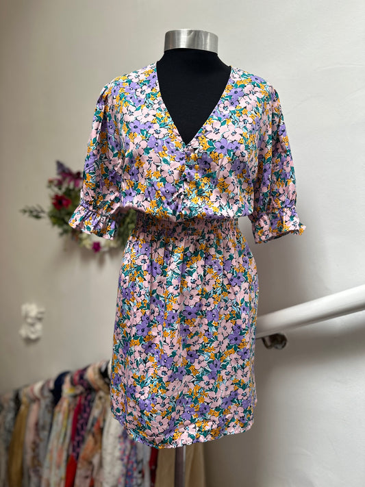 Limited Collection Floral Dress, Size 16, Stretchy Waist