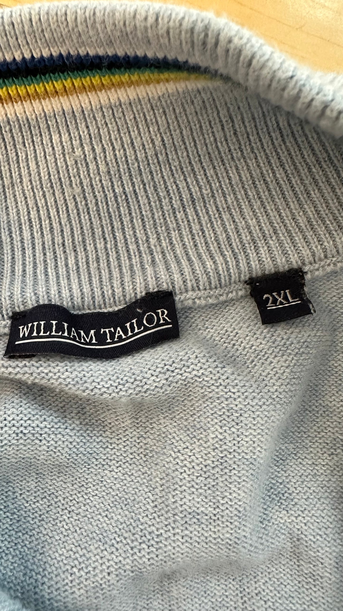 William Tailor Super Soft 100% Cotton Sweater Size 2XL