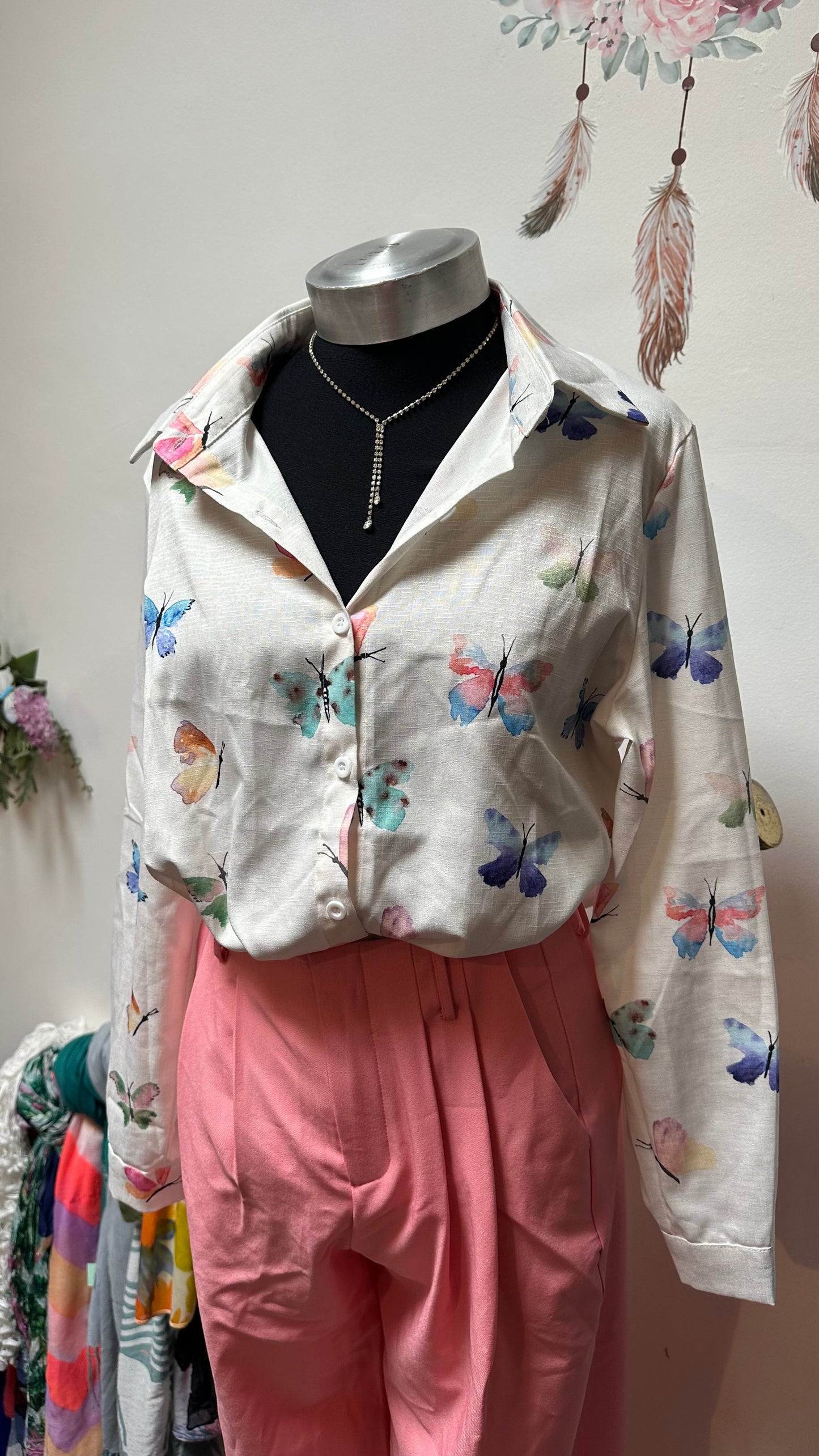 Butterfly Blouse Size L