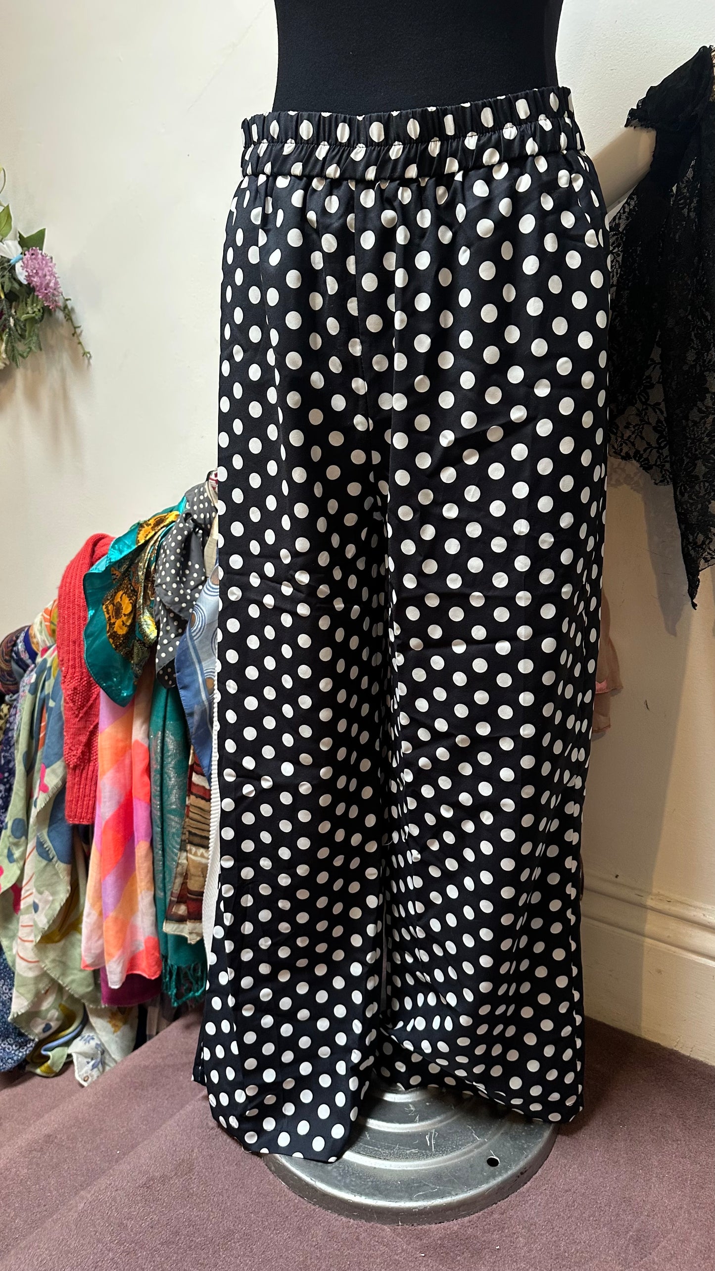 Polkadot Trousers Best Fit Size 10