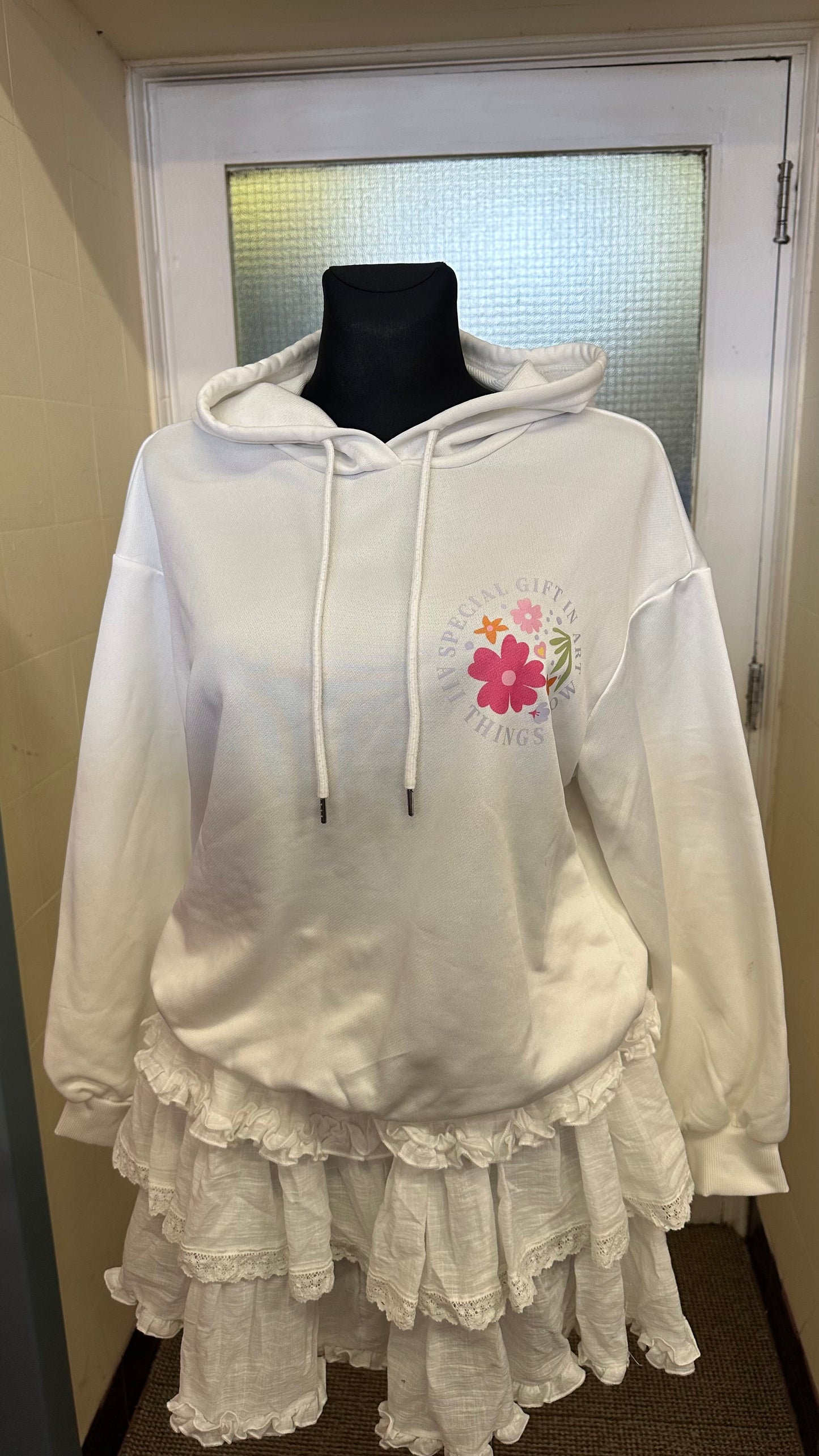 Shein Floral Hoodie Size XS