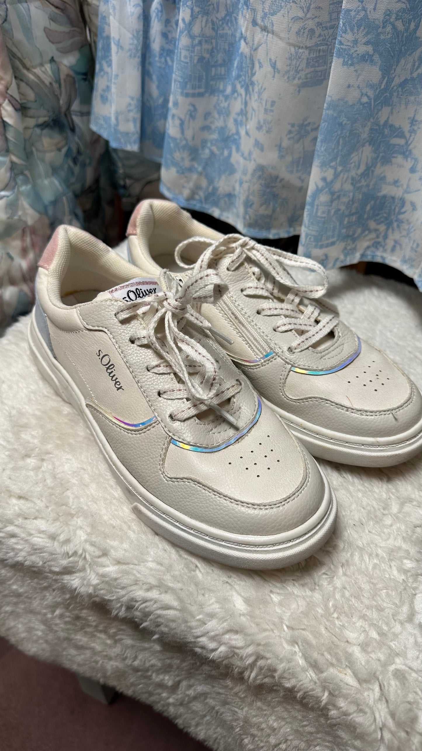 S.Oliver Pastel Trainers Size 2.5 As New