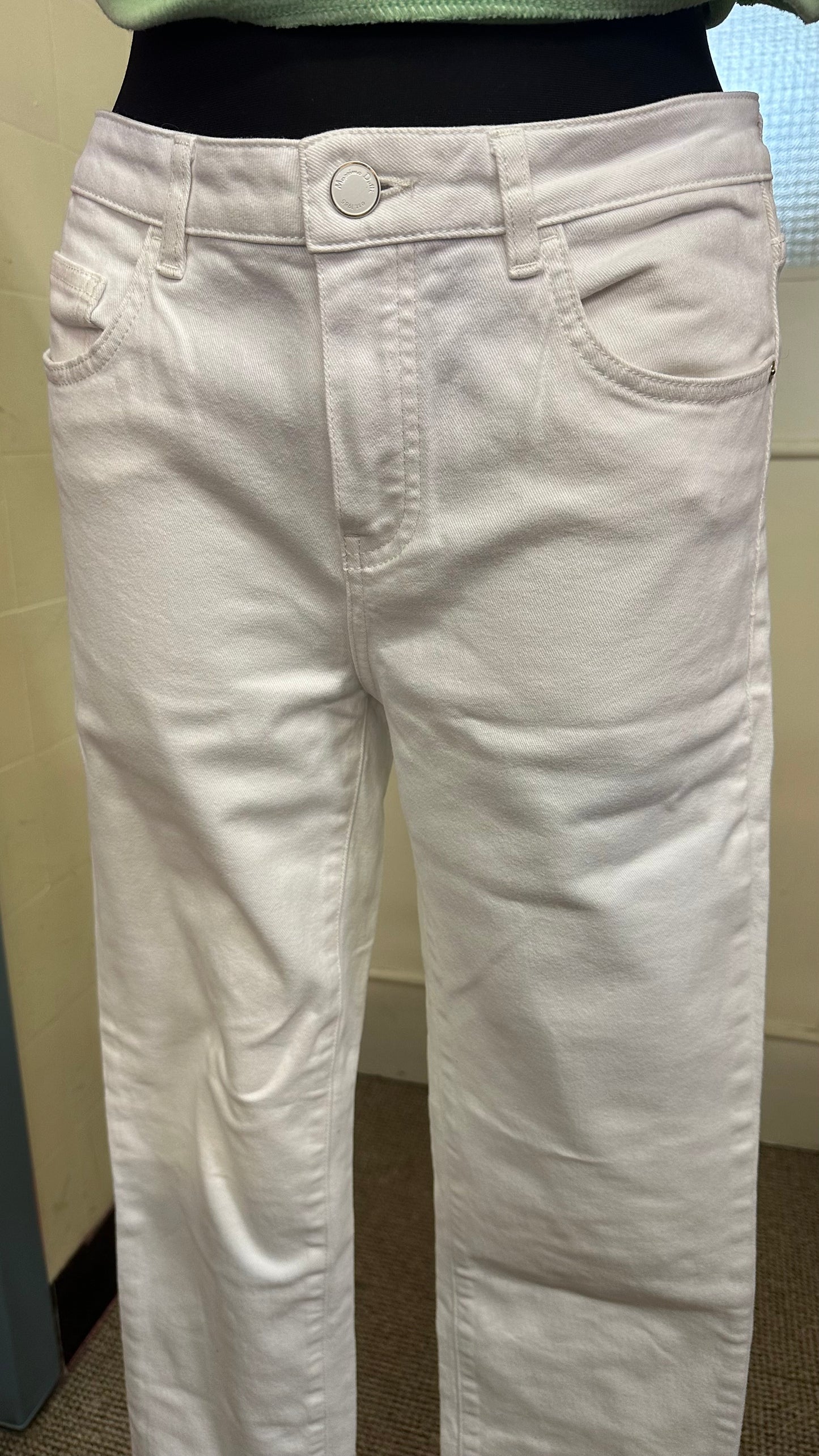 Designer Massimo Dutti White Jeans Size 12