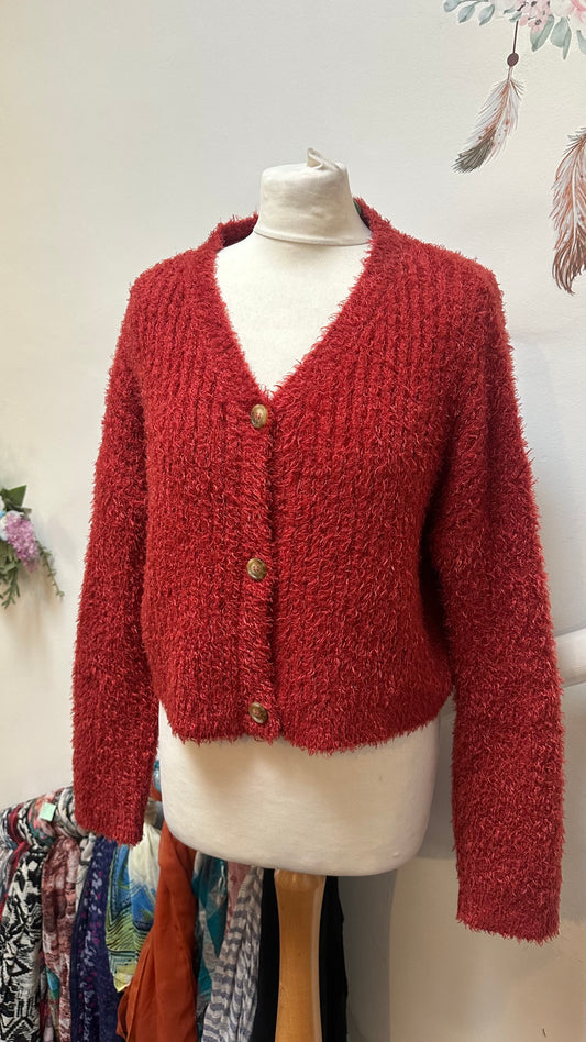 Garage Fluffy Cardigan Size S Loose Fit
