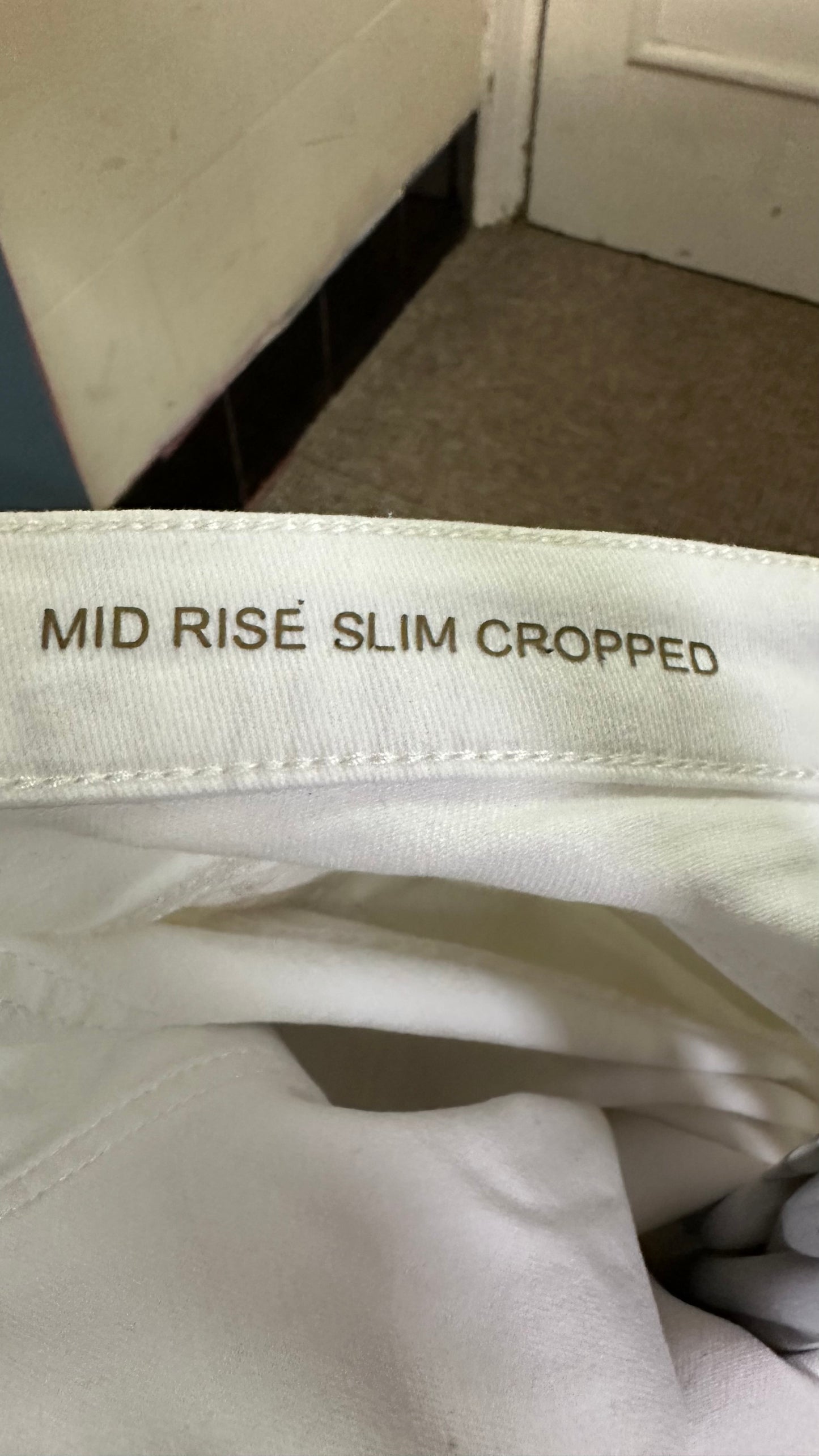 Designer Massimo Dutti White Jeans Size 12
