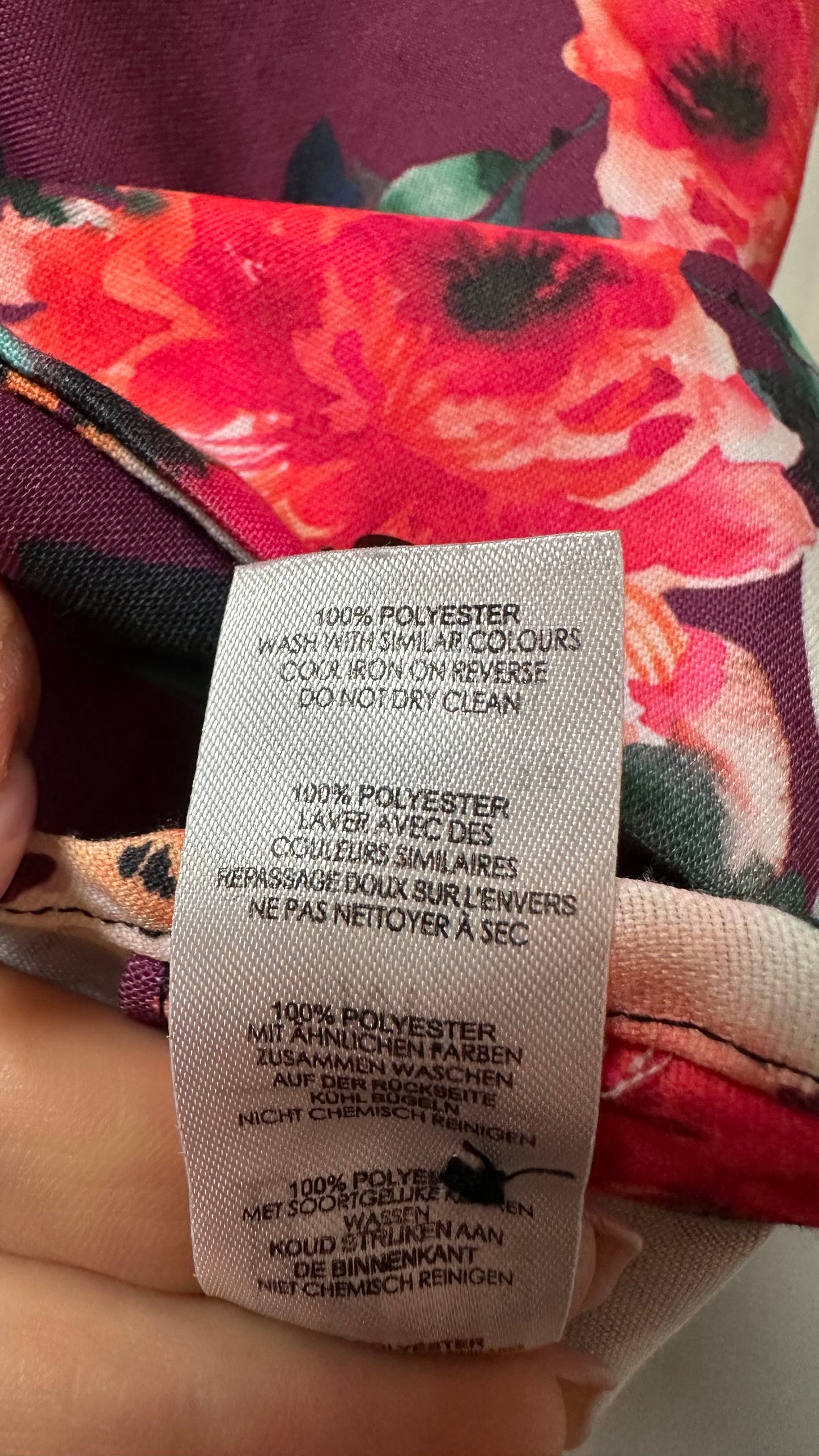 Boohoo Man Floral Shirt Size M