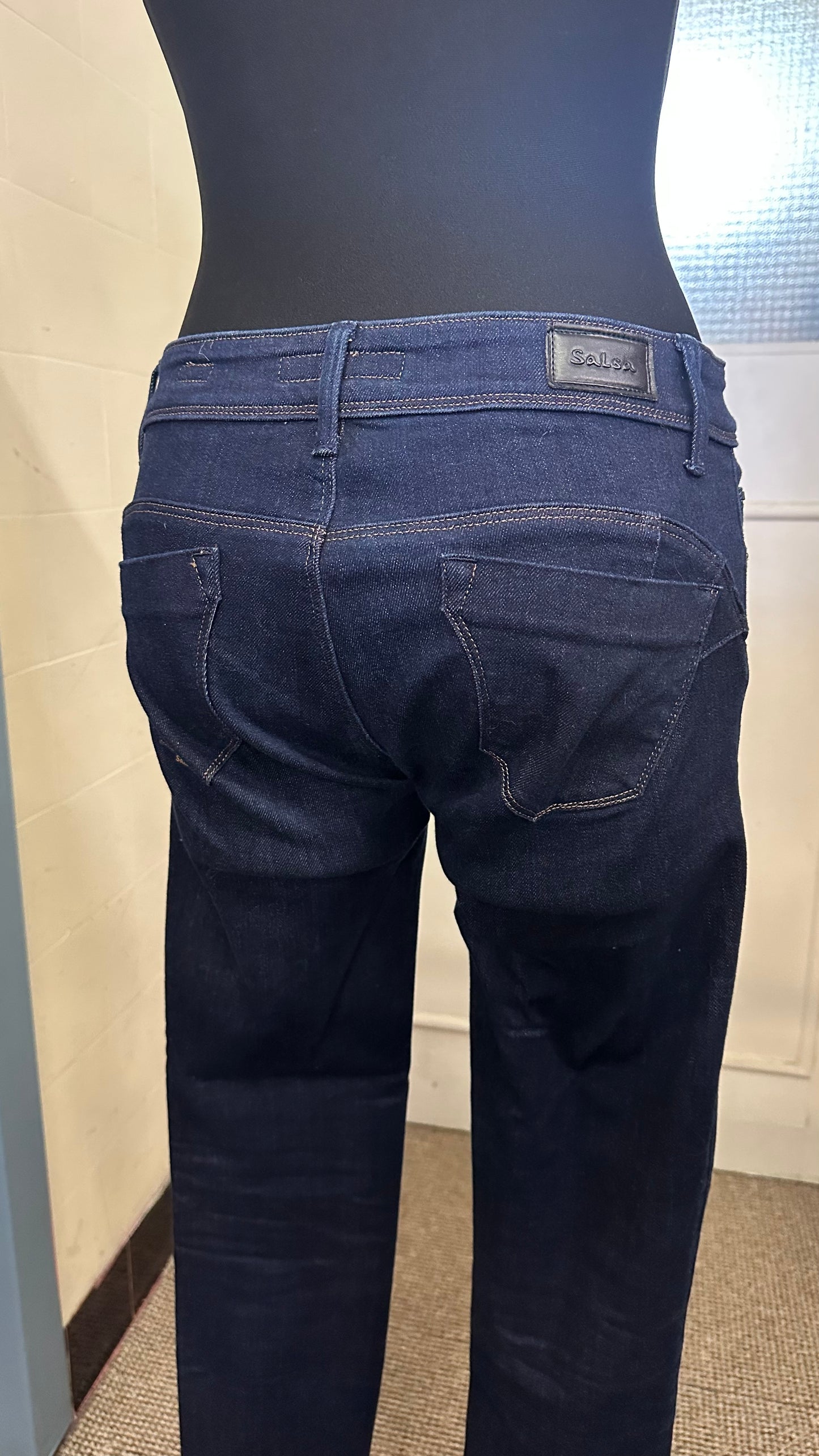Salsa Push Up Wonder Jeans Size 10/12 (were worn turned up but just need an iron)