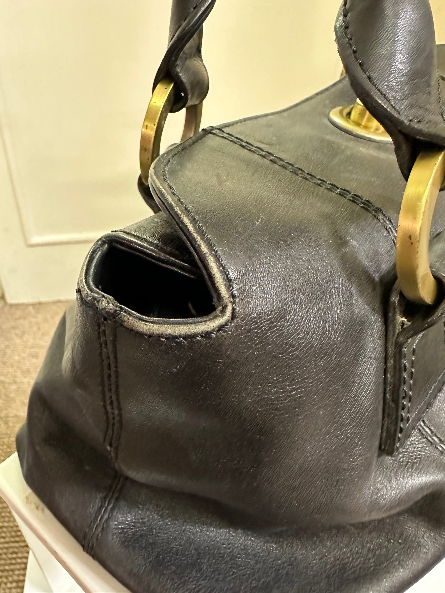 Monsoon Real Leather Bag, some signs of wear, see last photo