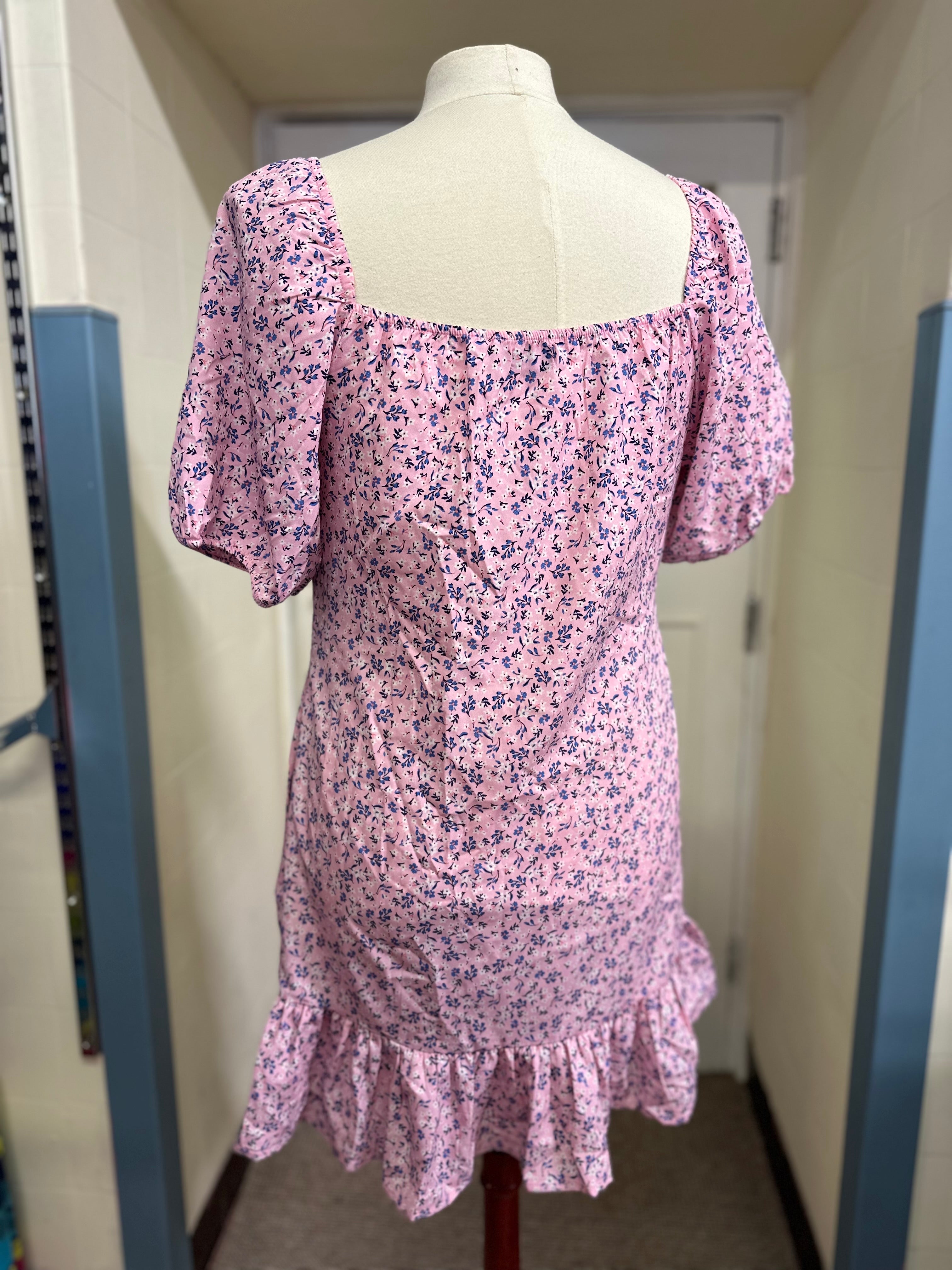 Boohoo Pink Floral Dress Size 20 Wild Wardrobe Limited