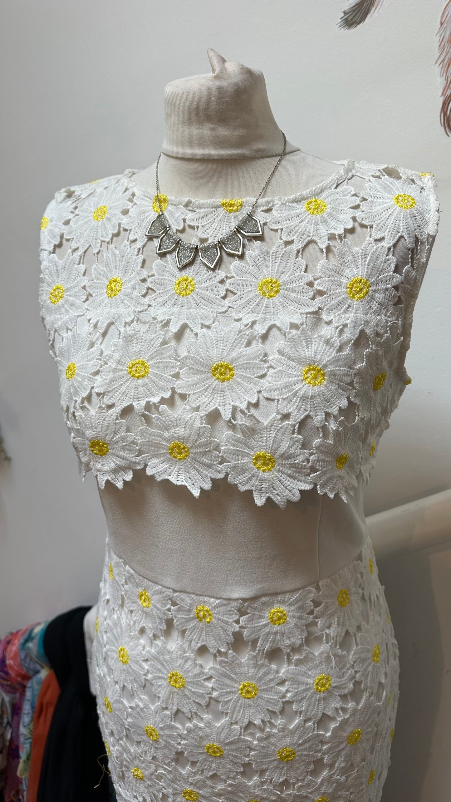 Daisy Crochet Dress Size M