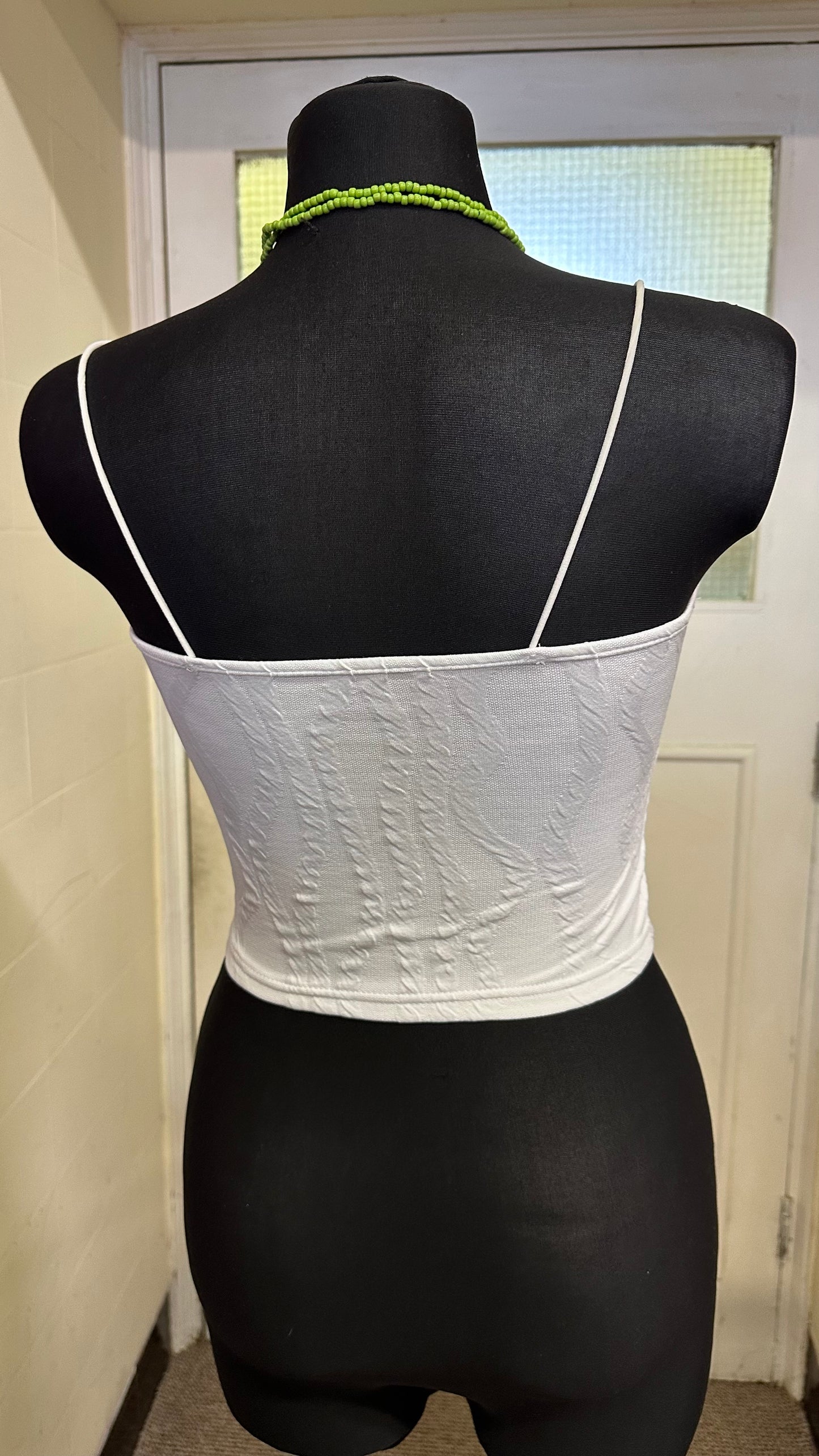Shein White Crop Top Size XS