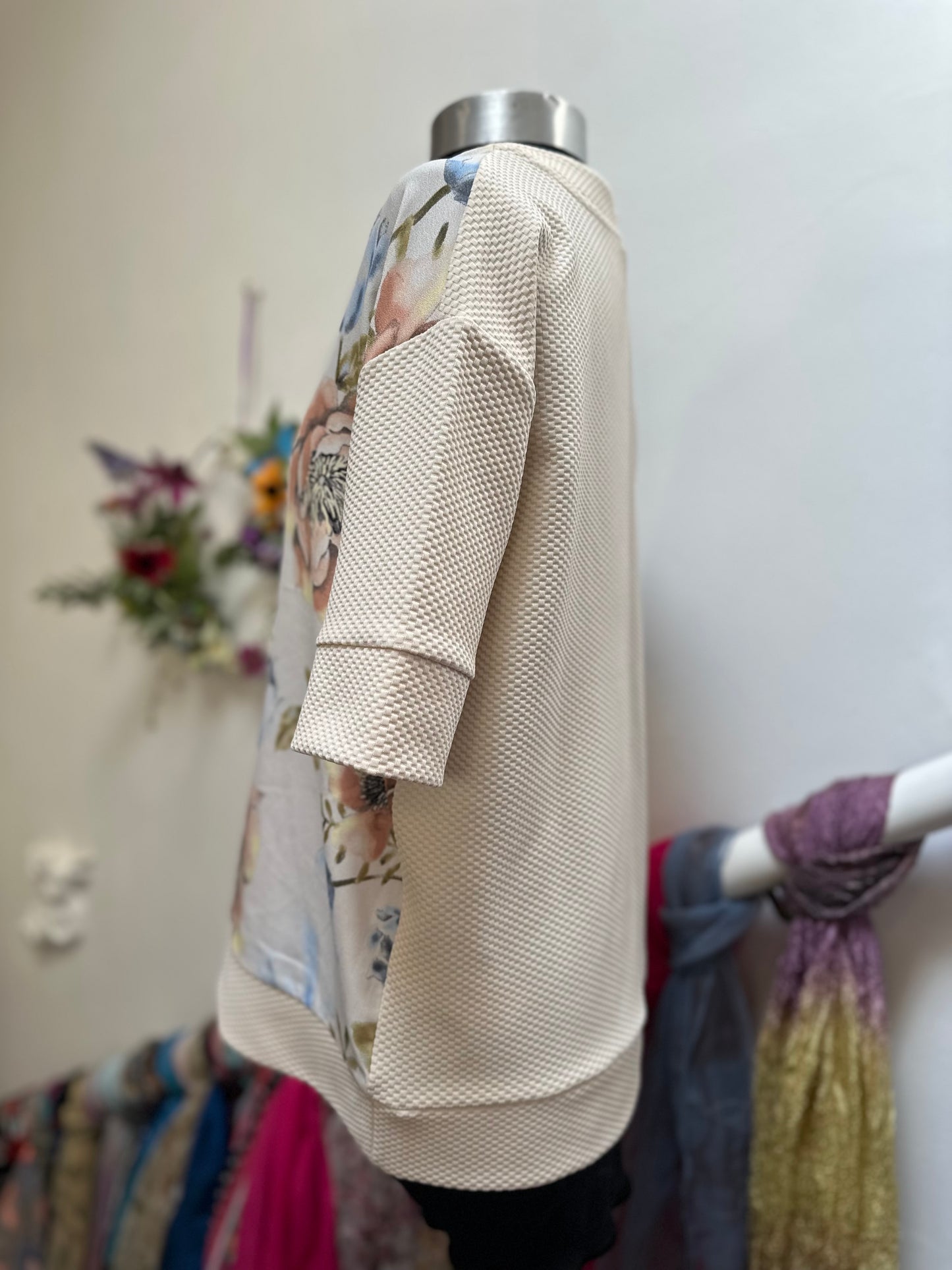 Vila Cream Top Size S Loose Fit