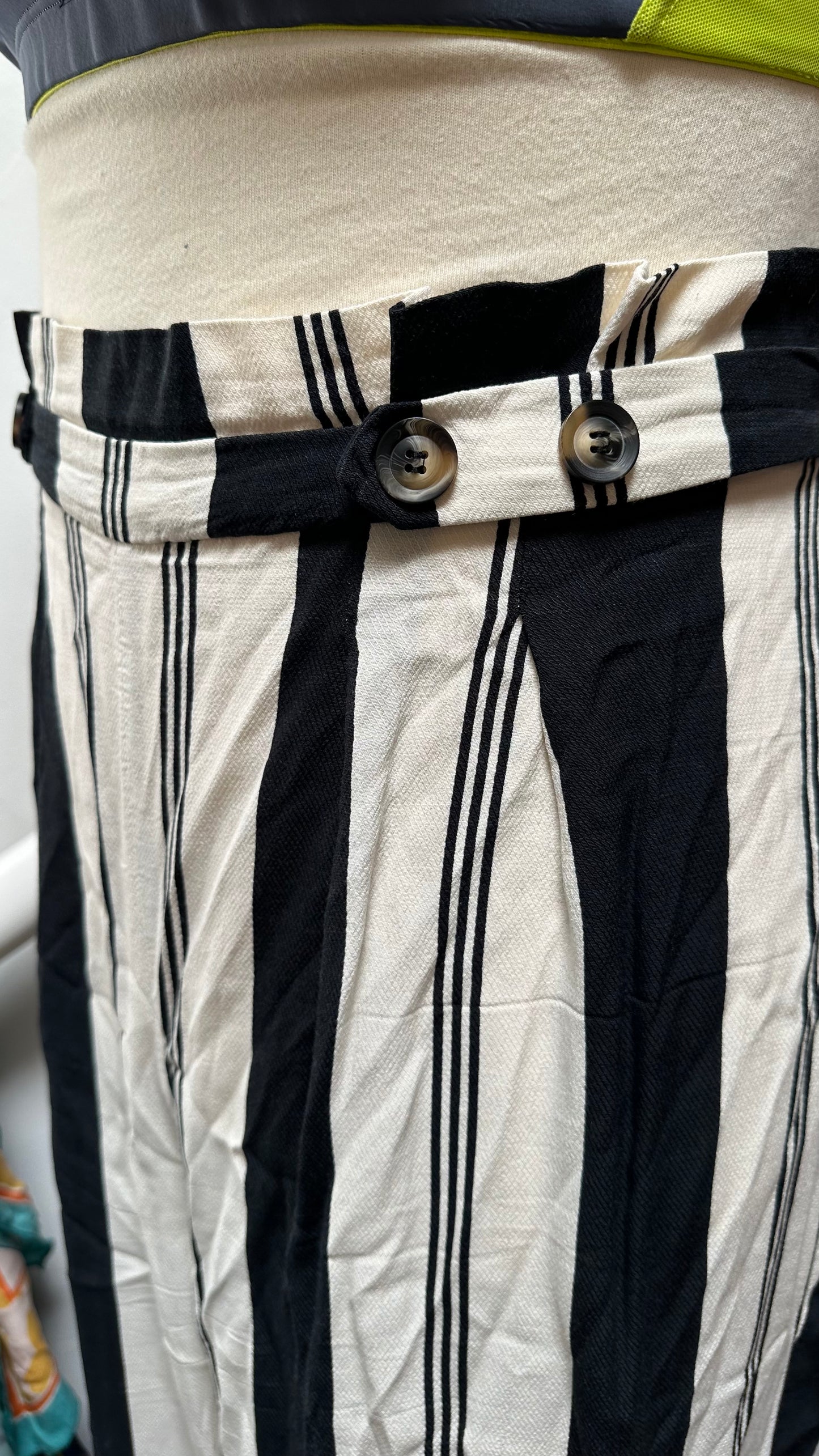 F&F Cropped Stripe Trousers Size 20