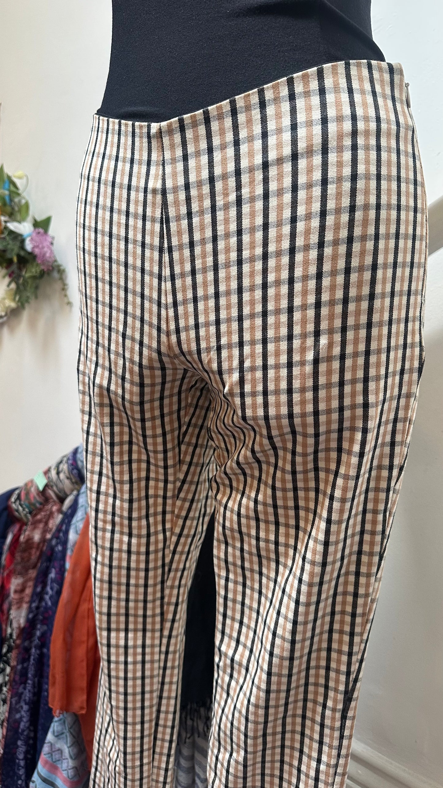 A New Day Check Tailored Trousers Size 8/10