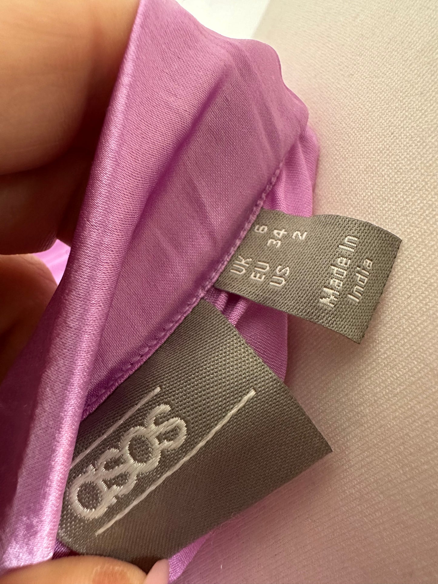 ASOS Pink Pleated Maxi Skirt Size XS