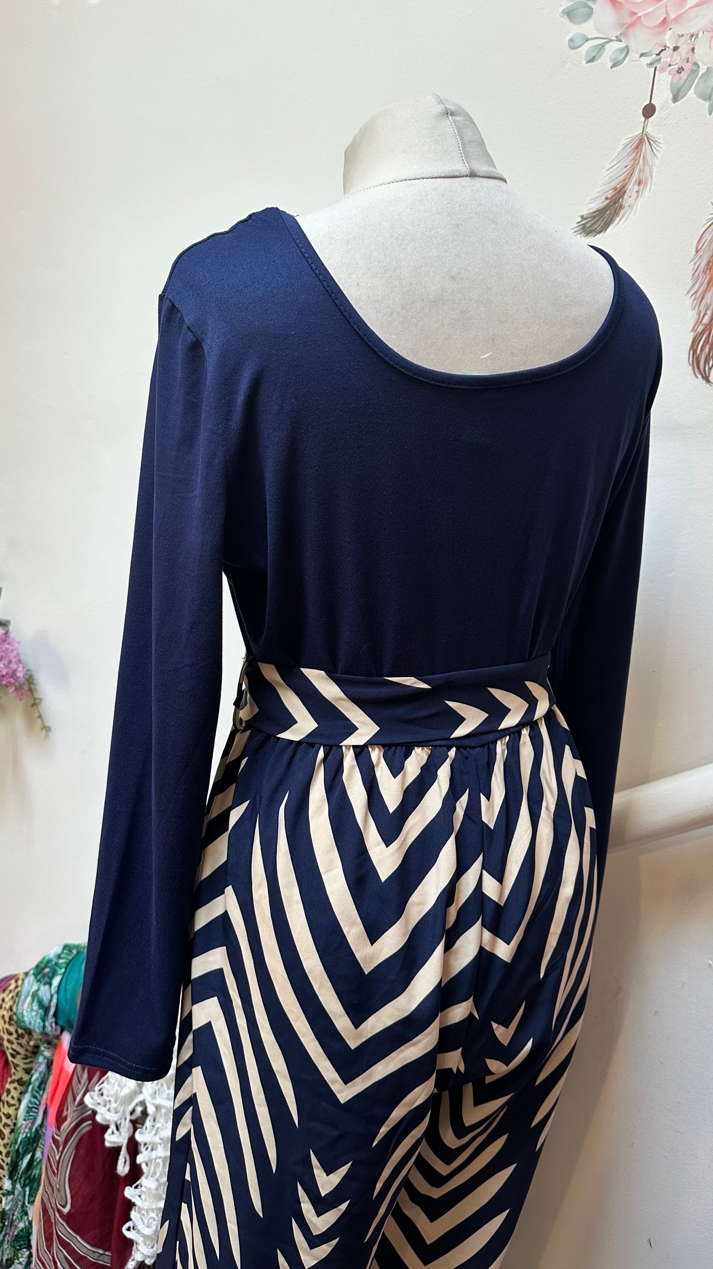 Navy Jumpsuit Best Fit Size L