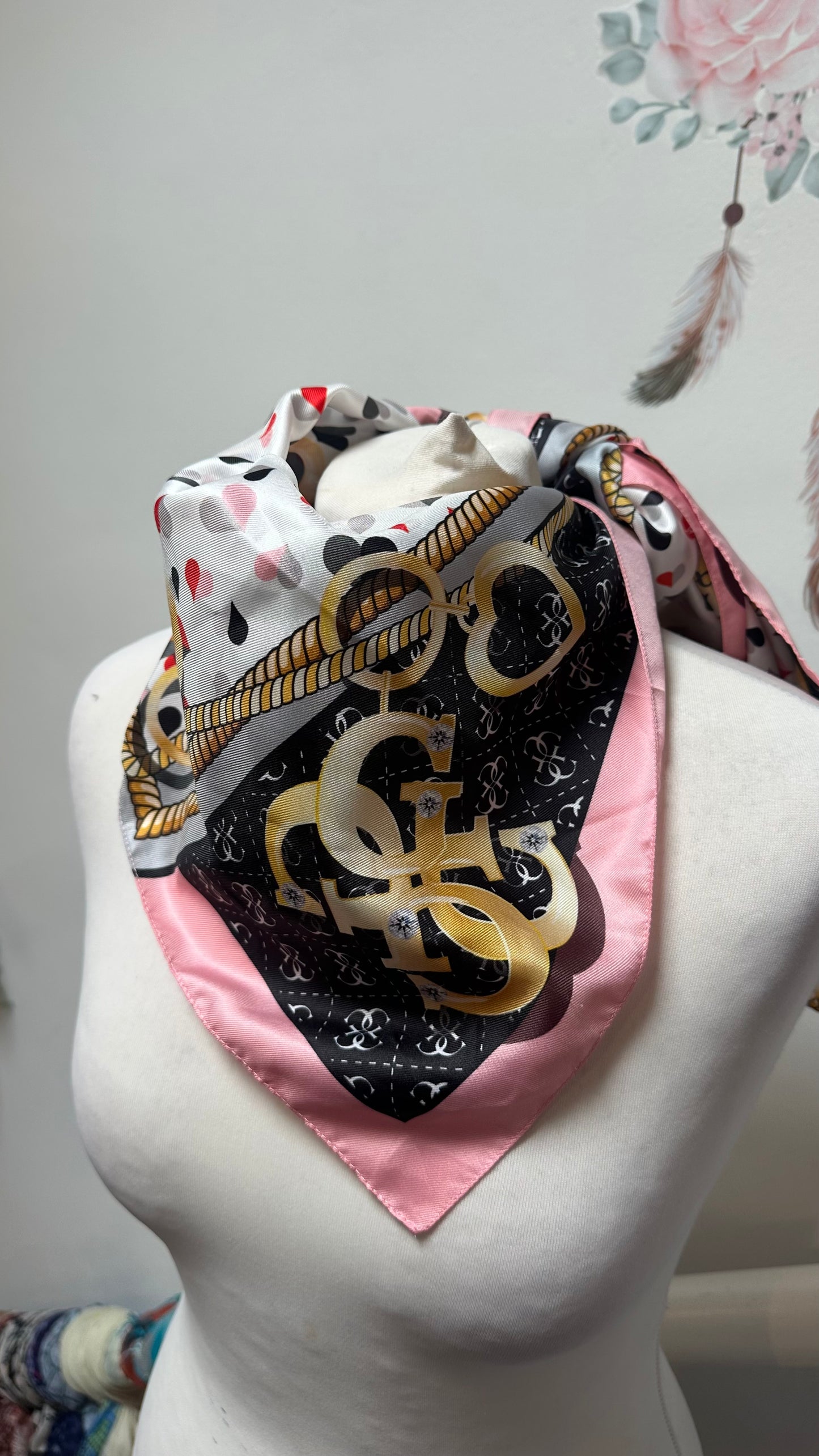 Guess Large Square Scarf