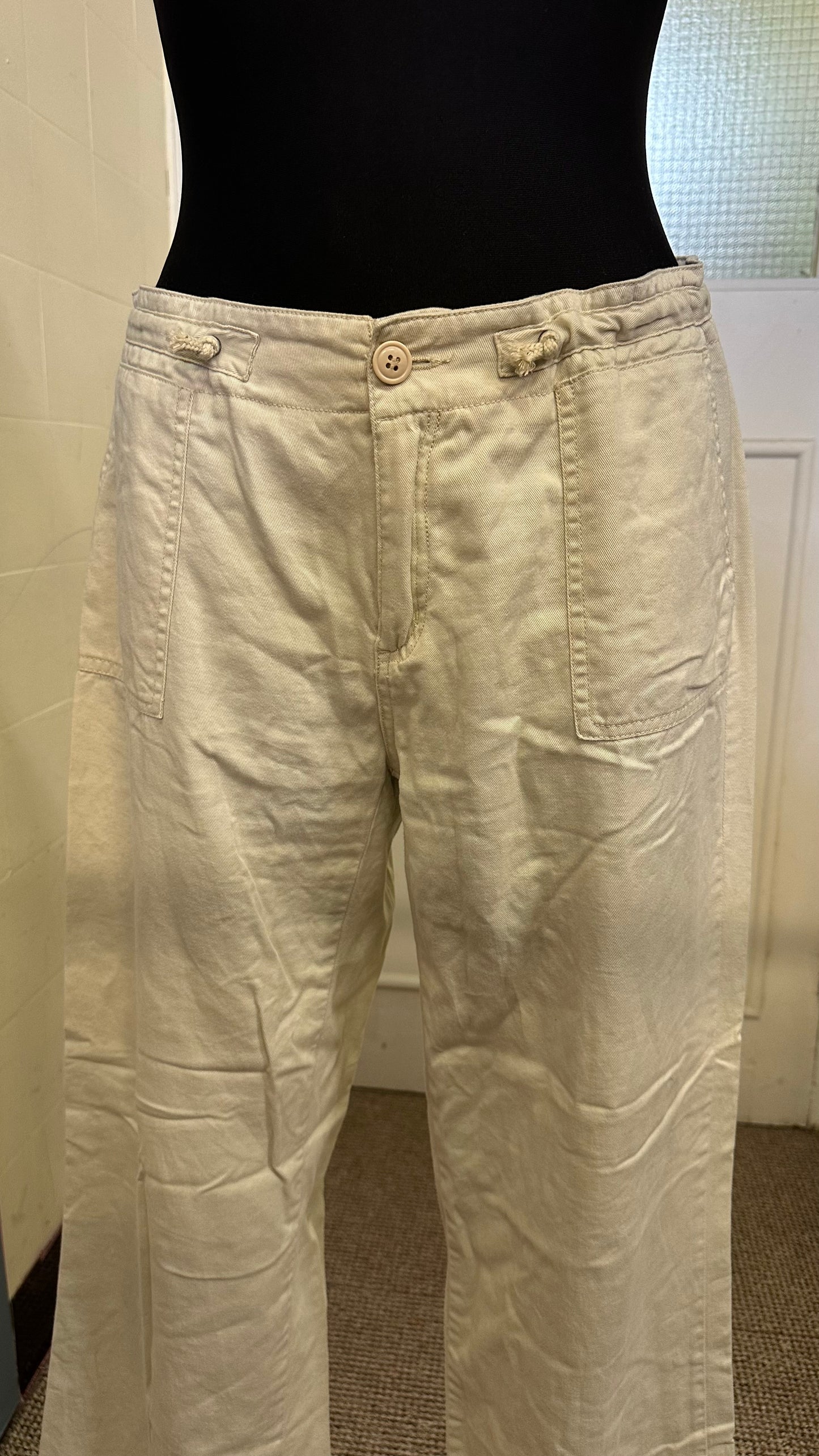 Atmosphere Cream Trousers 100% Cotton