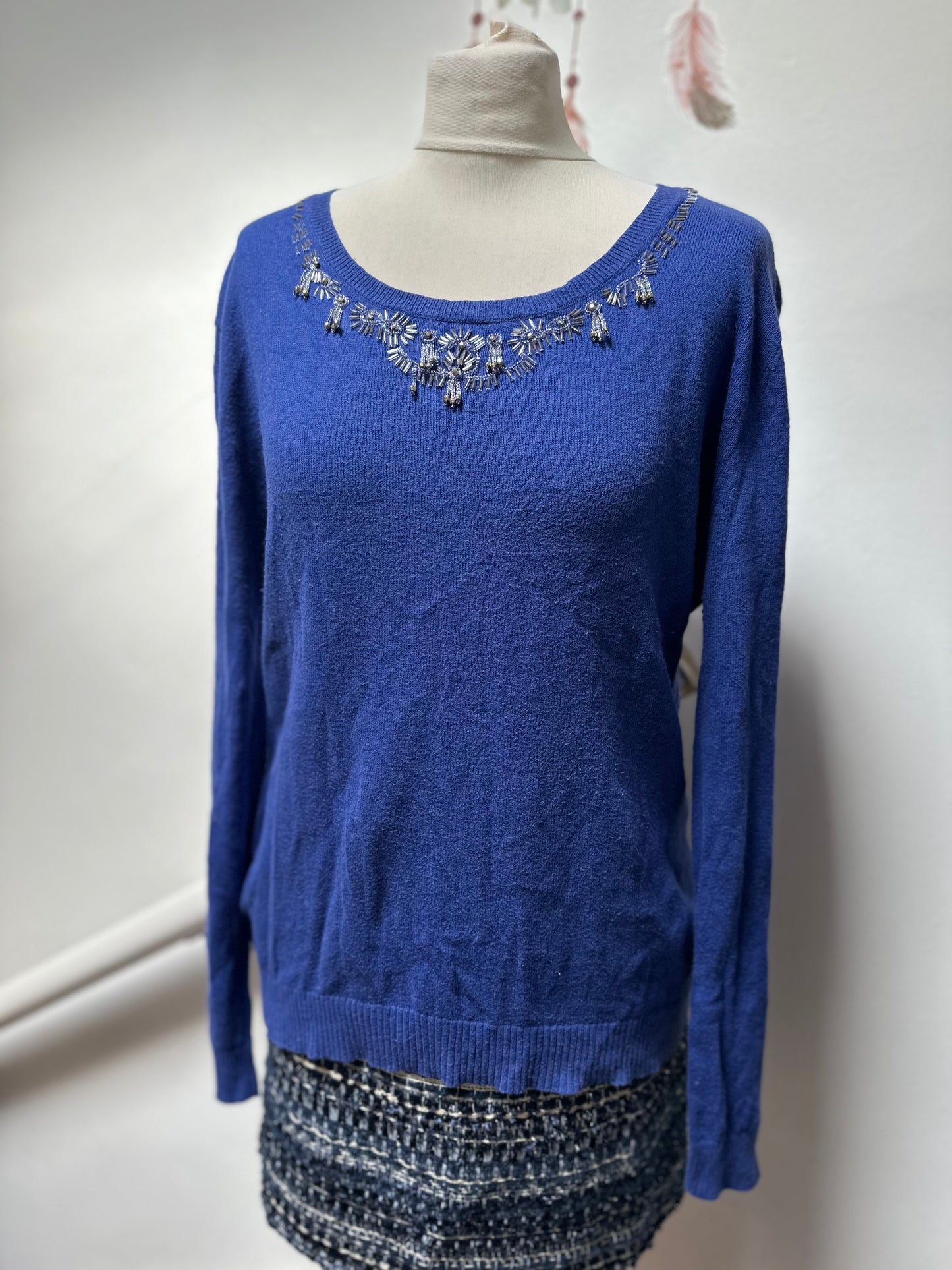 Savida Blue Jumper, Size L