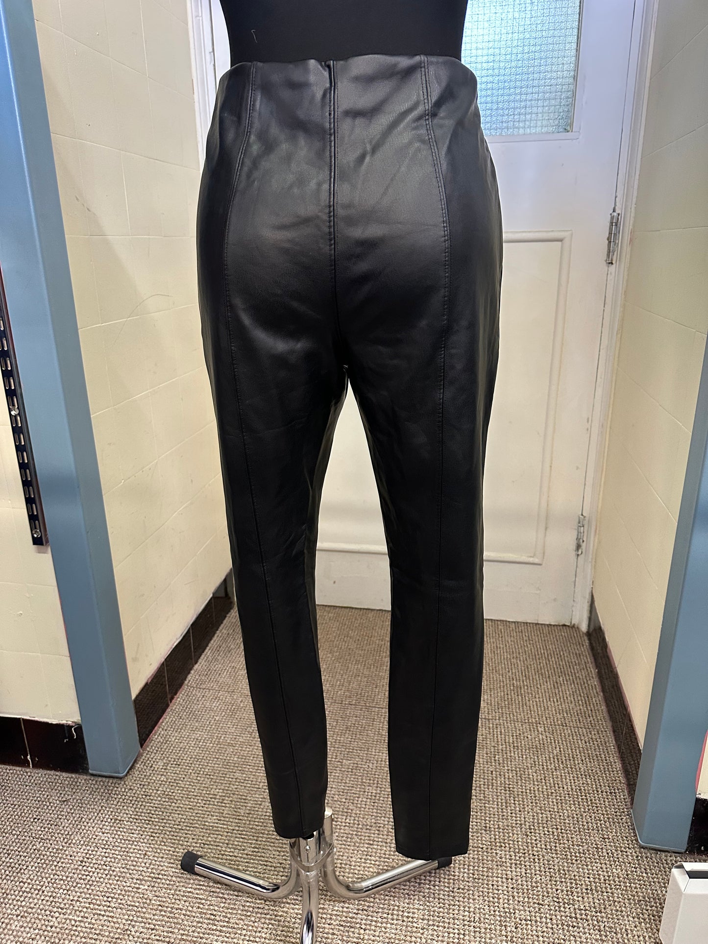 Next PU Leather Trousers Size 12